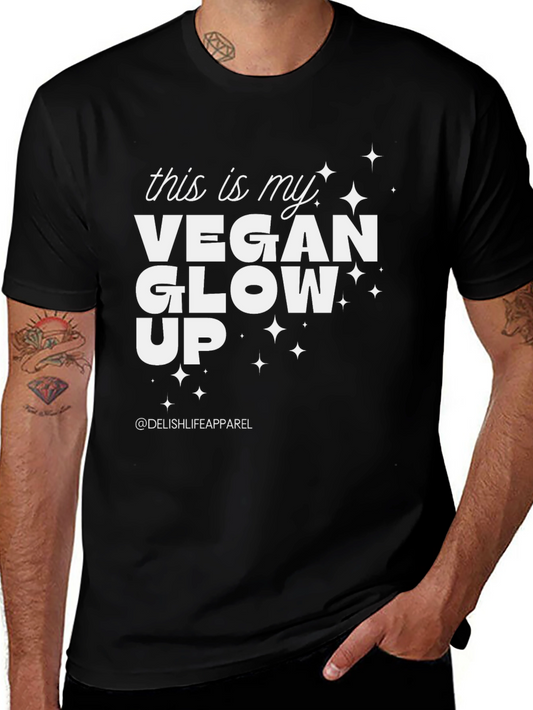 Vegan Glow Up T-Shirt - Black