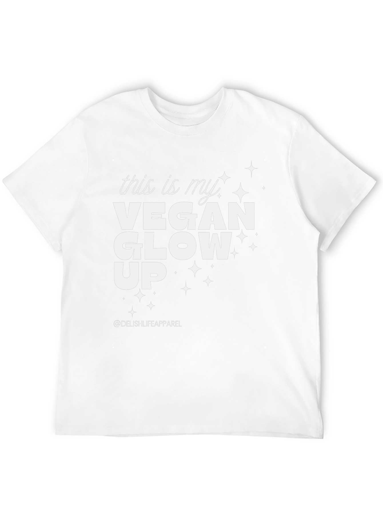 Vegan Glow Up T-Shirt - Black