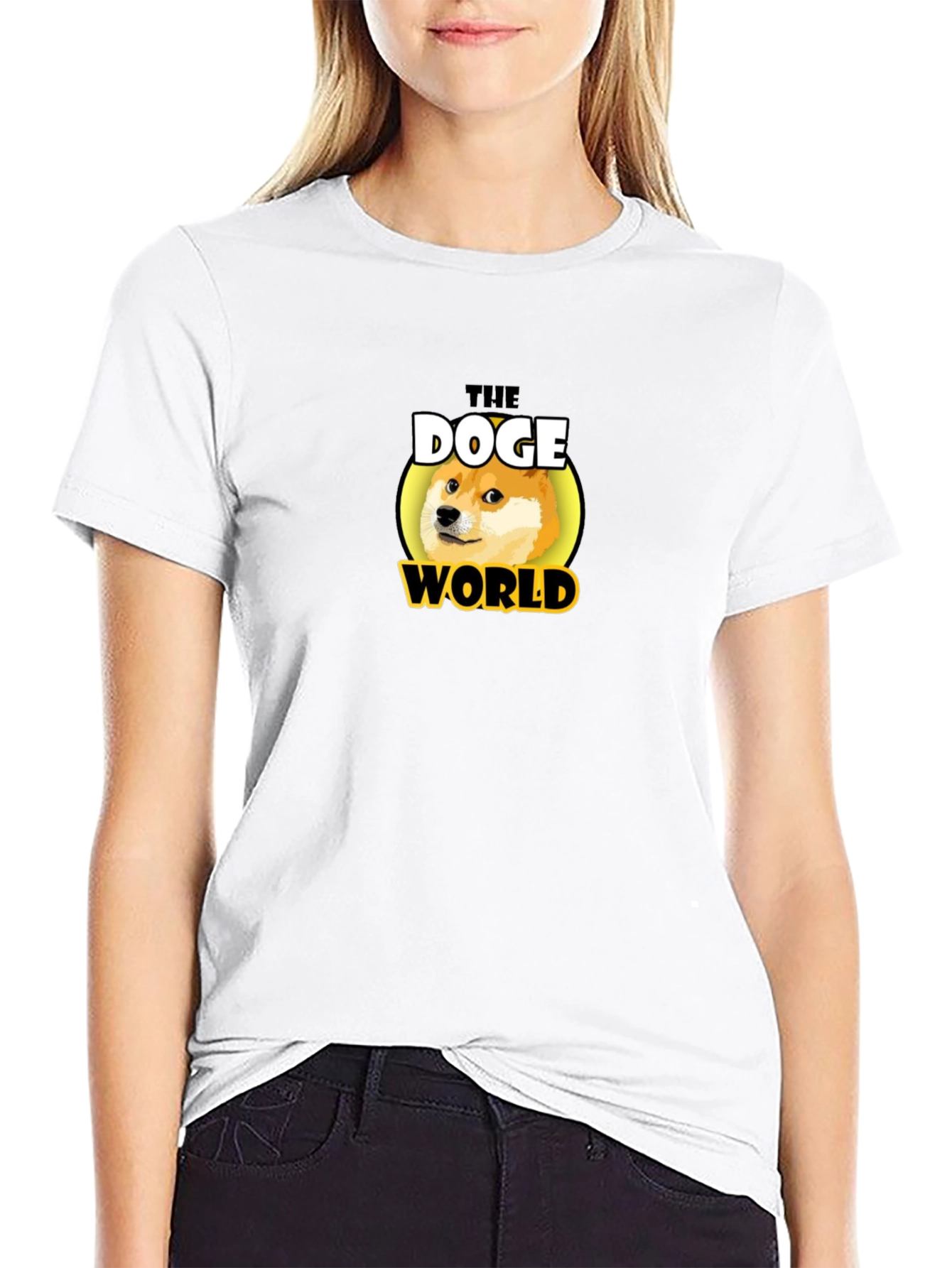 The Doge World Black T-Shirt