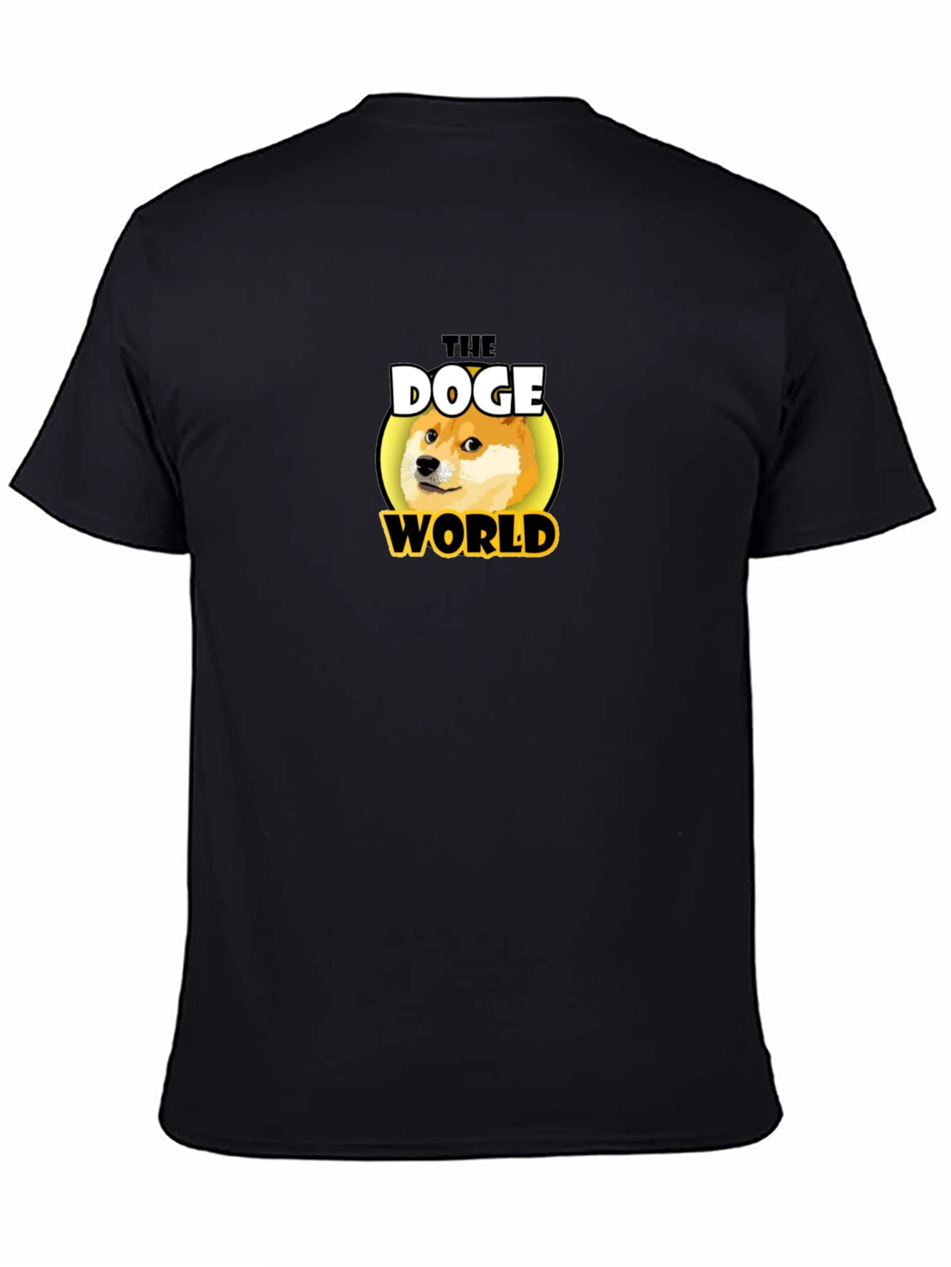 The Doge World Black T-Shirt