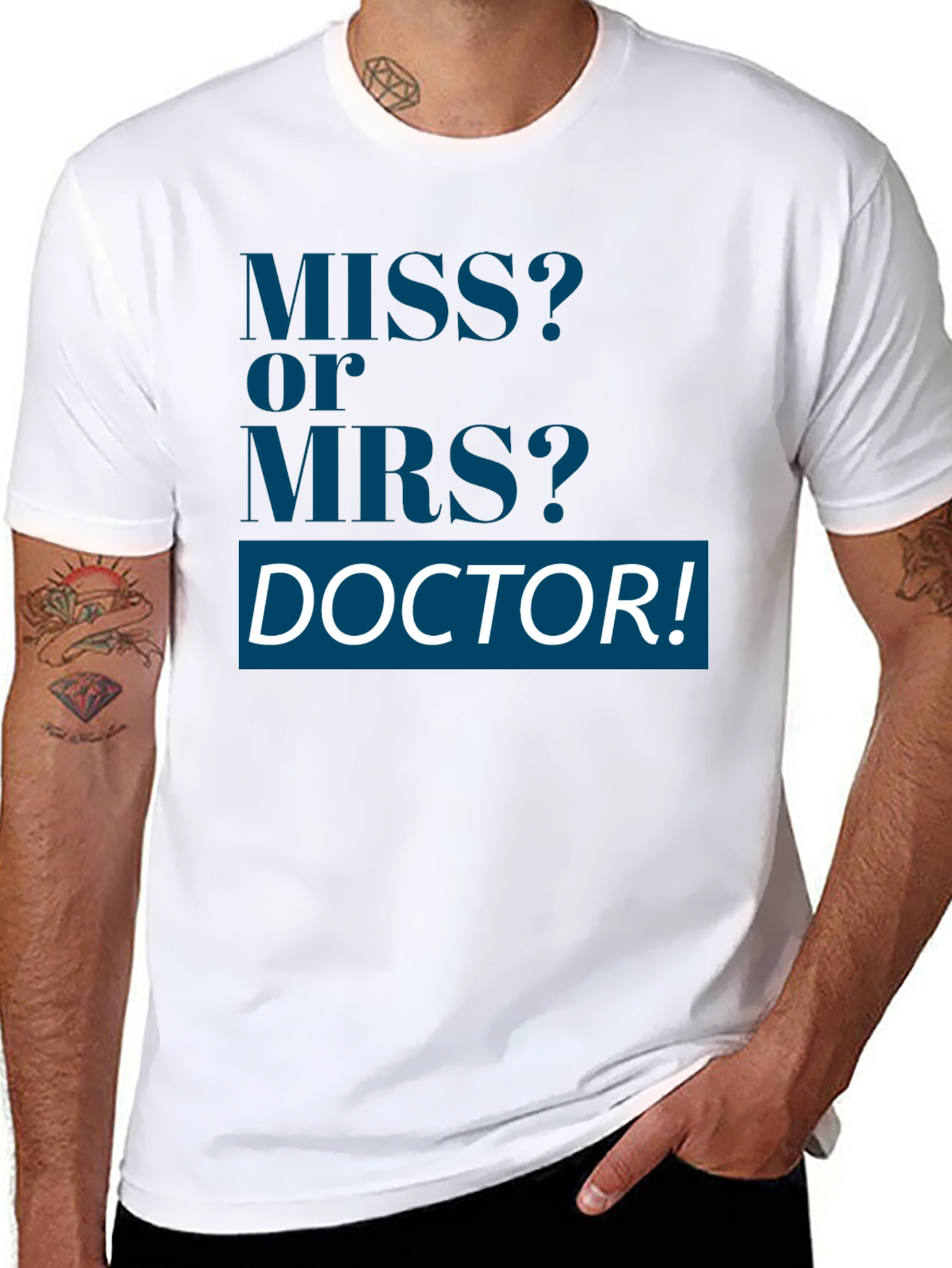 Miss or Mrs Doctor T-Shirt Unisex Novelty