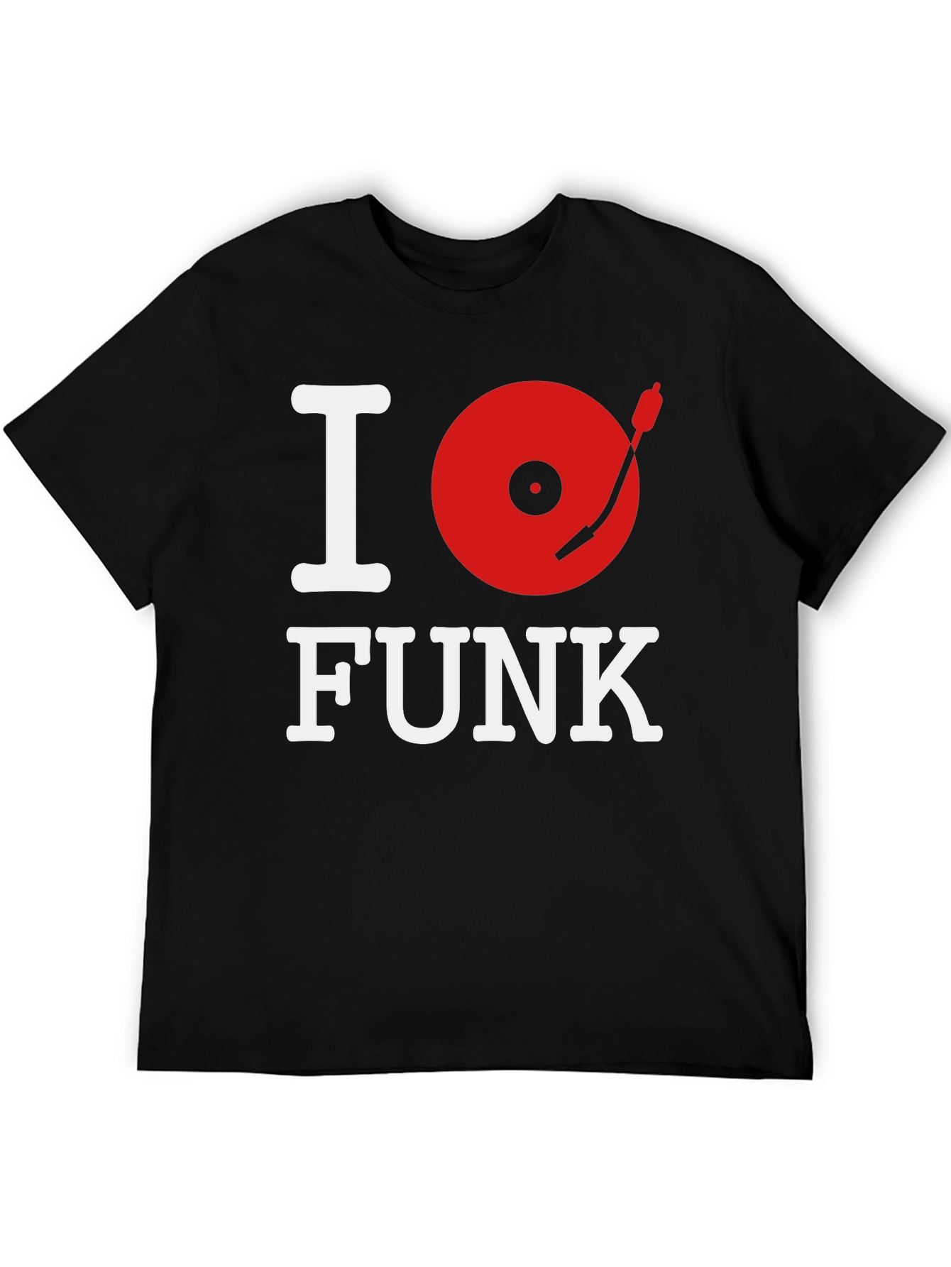 I Love Funk Graphic Tee - Retro Vinyl Design