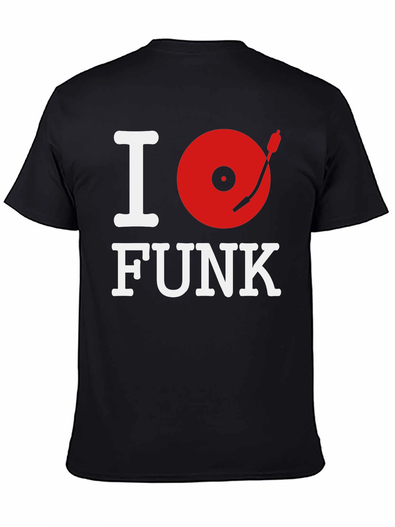 I Love Funk Graphic Tee - Retro Vinyl Design
