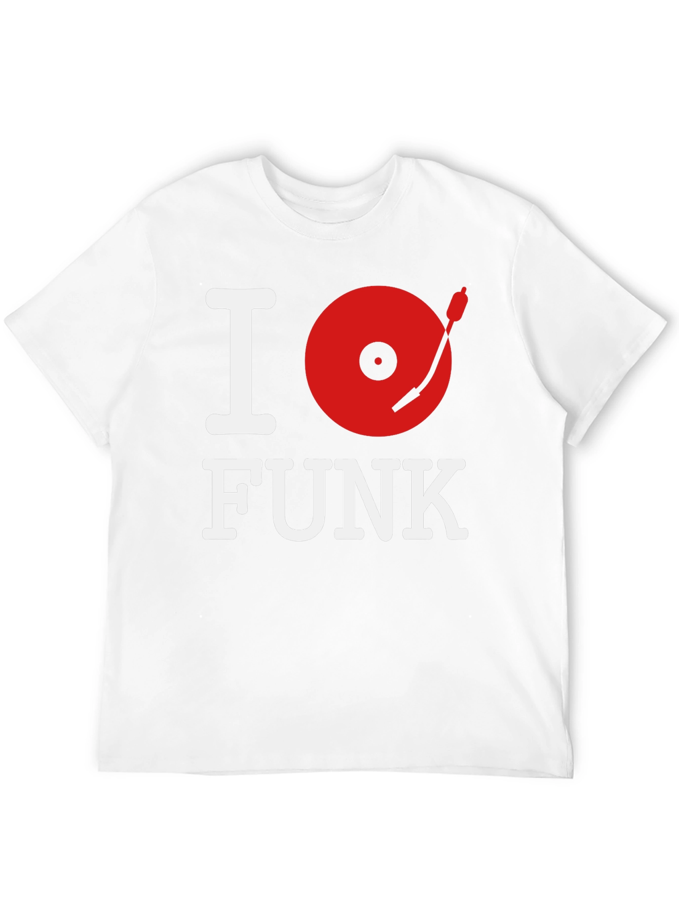 I Love Funk Graphic Tee - Retro Vinyl Design