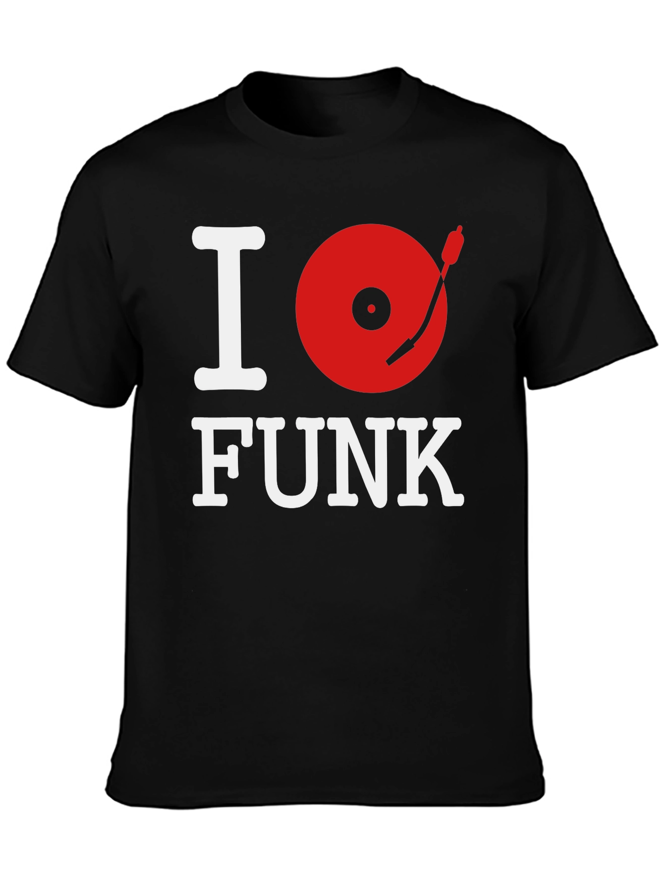 I Love Funk Graphic Tee - Retro Vinyl Design
