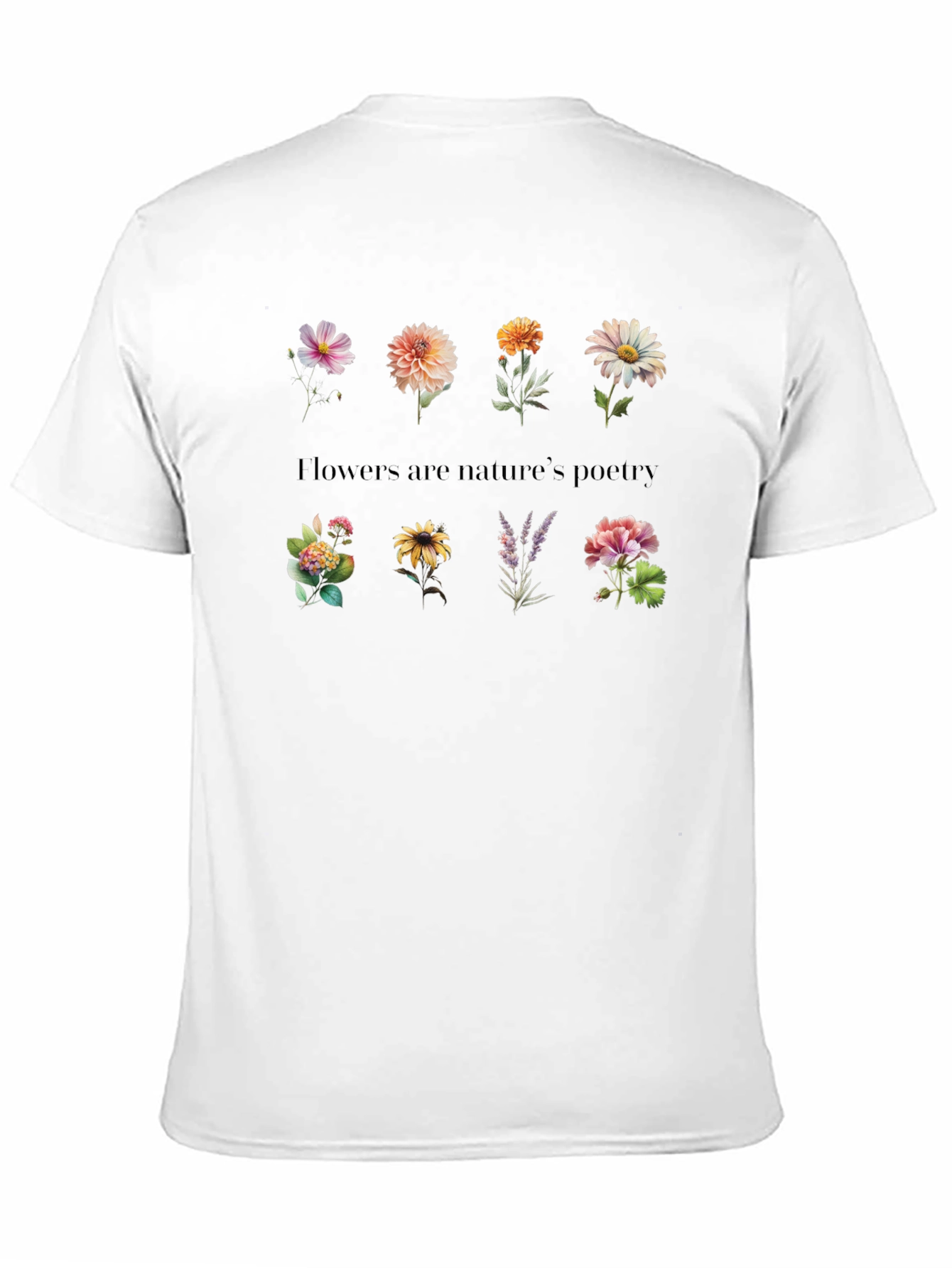 Floral Poetry T-Shirt