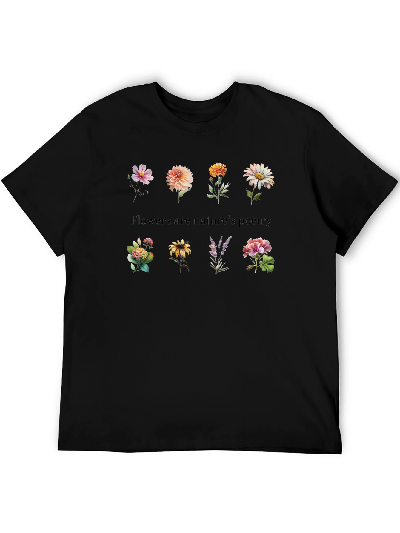 Floral Poetry T-Shirt