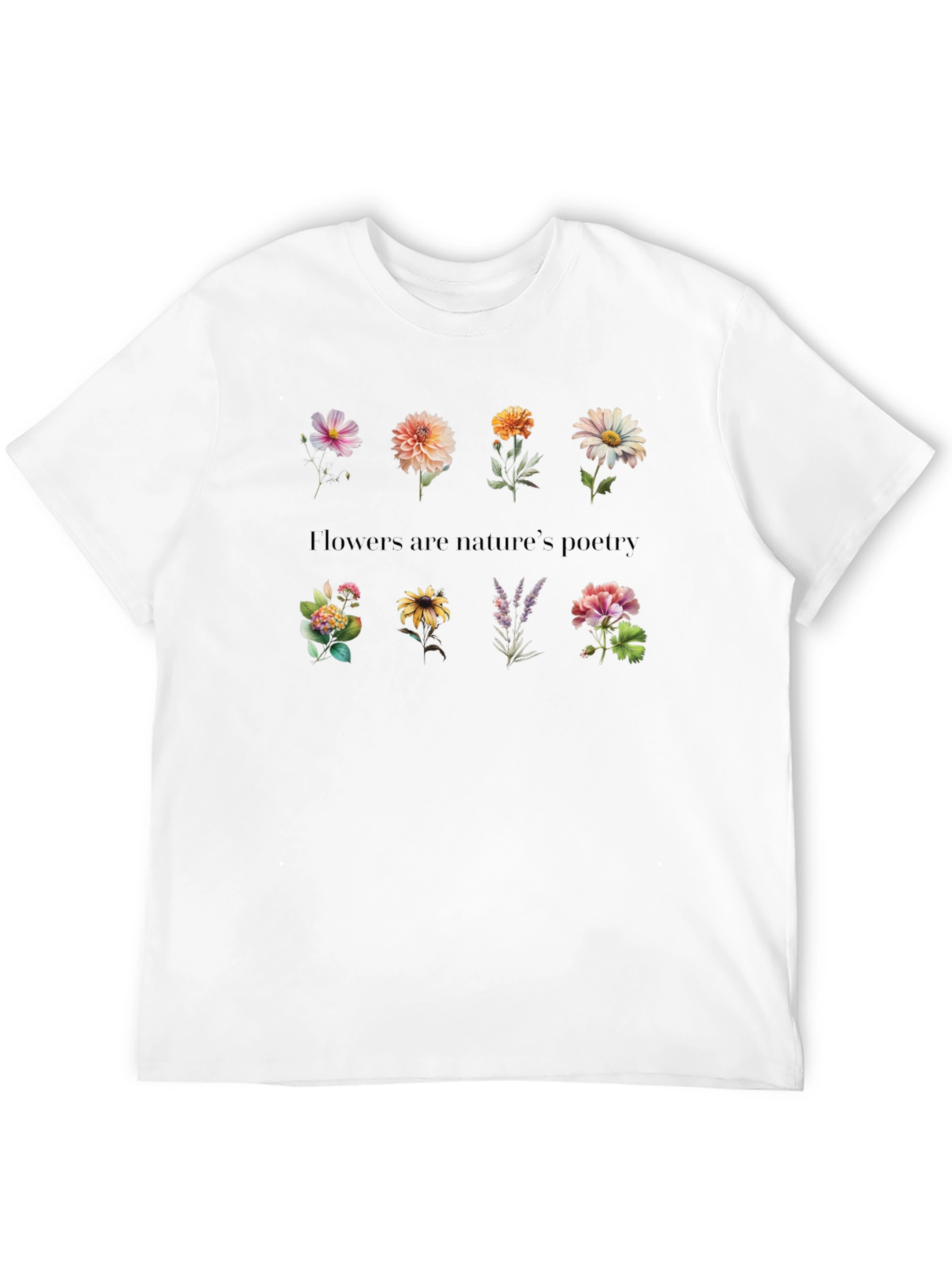 Floral Poetry T-Shirt