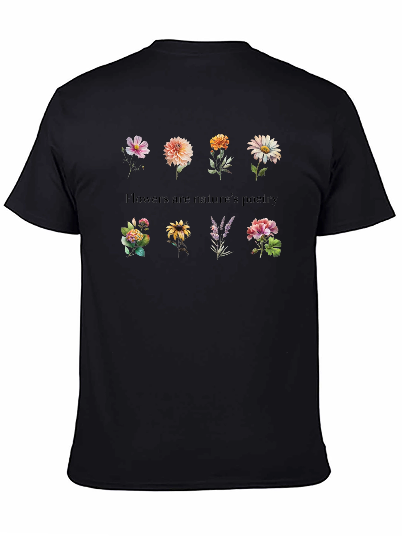 Floral Poetry T-Shirt