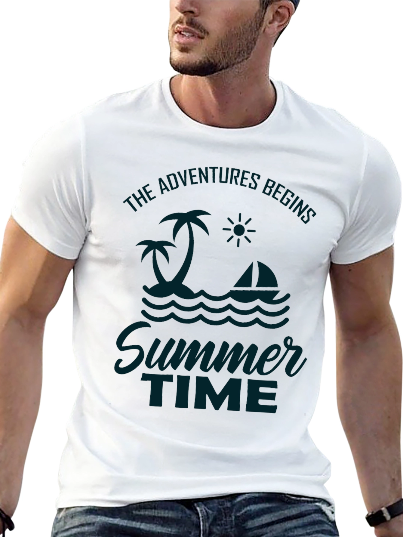 Summer Time Graphic Tee - Adventure Begins