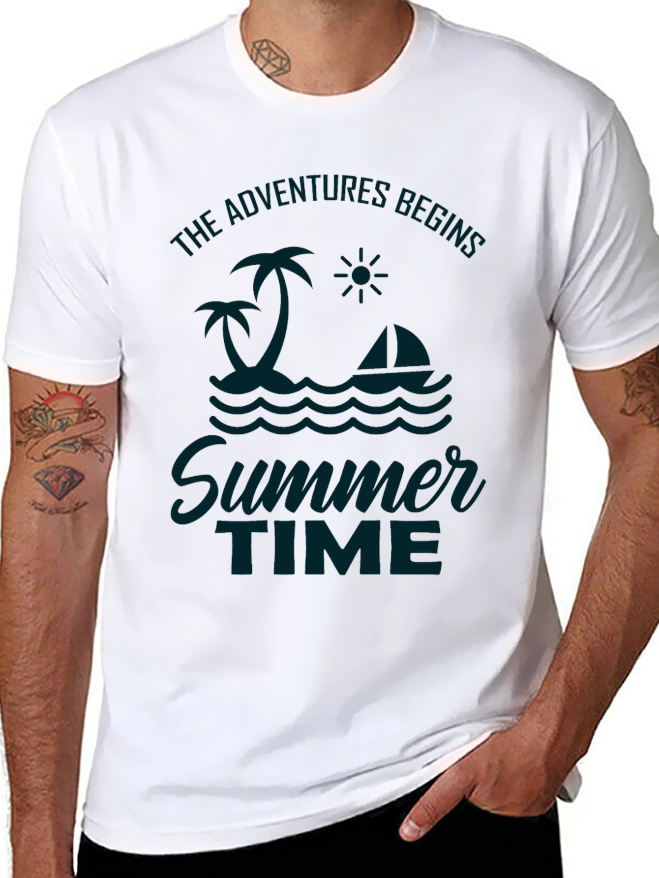 Summer Time Graphic Tee - Adventure Begins