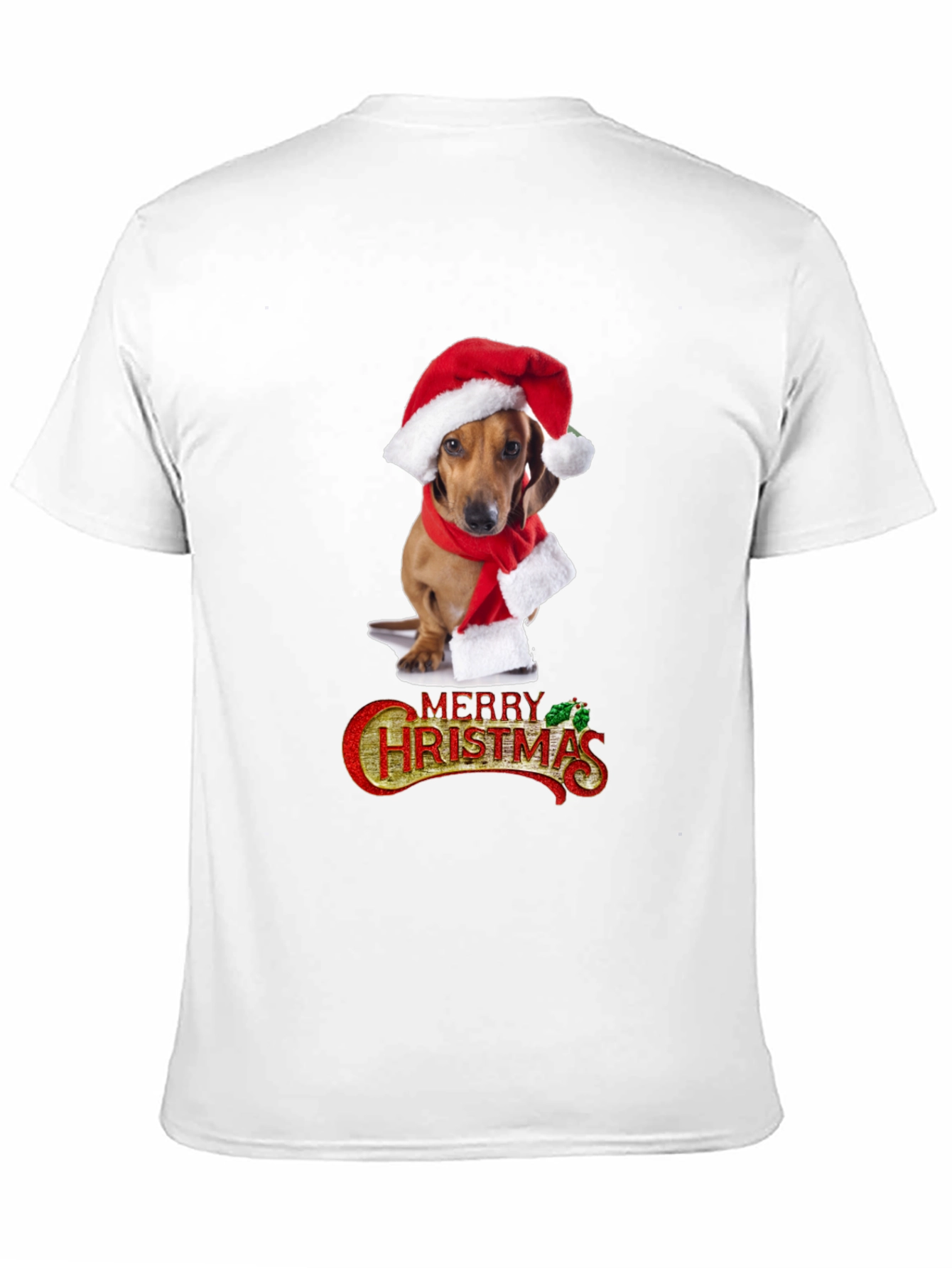 Festive Dachshund Christmas T-Shirt