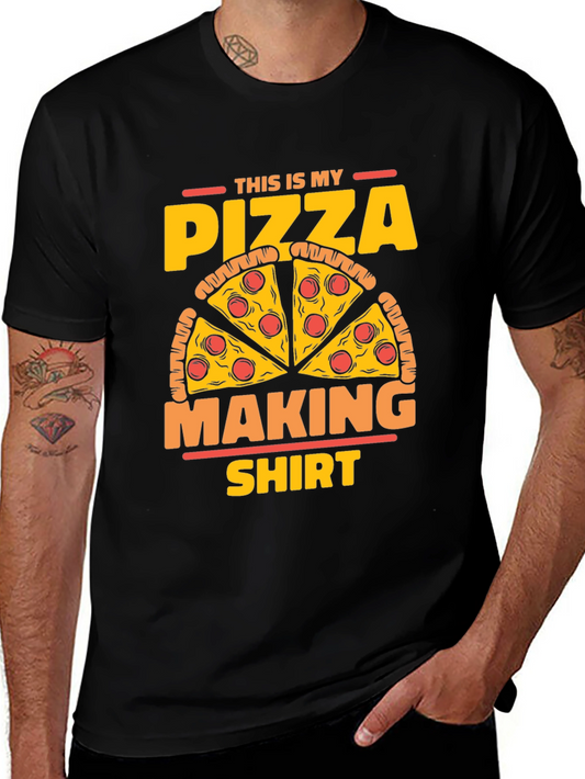 Pizza Making T-Shirt - Funny Graphic Tee