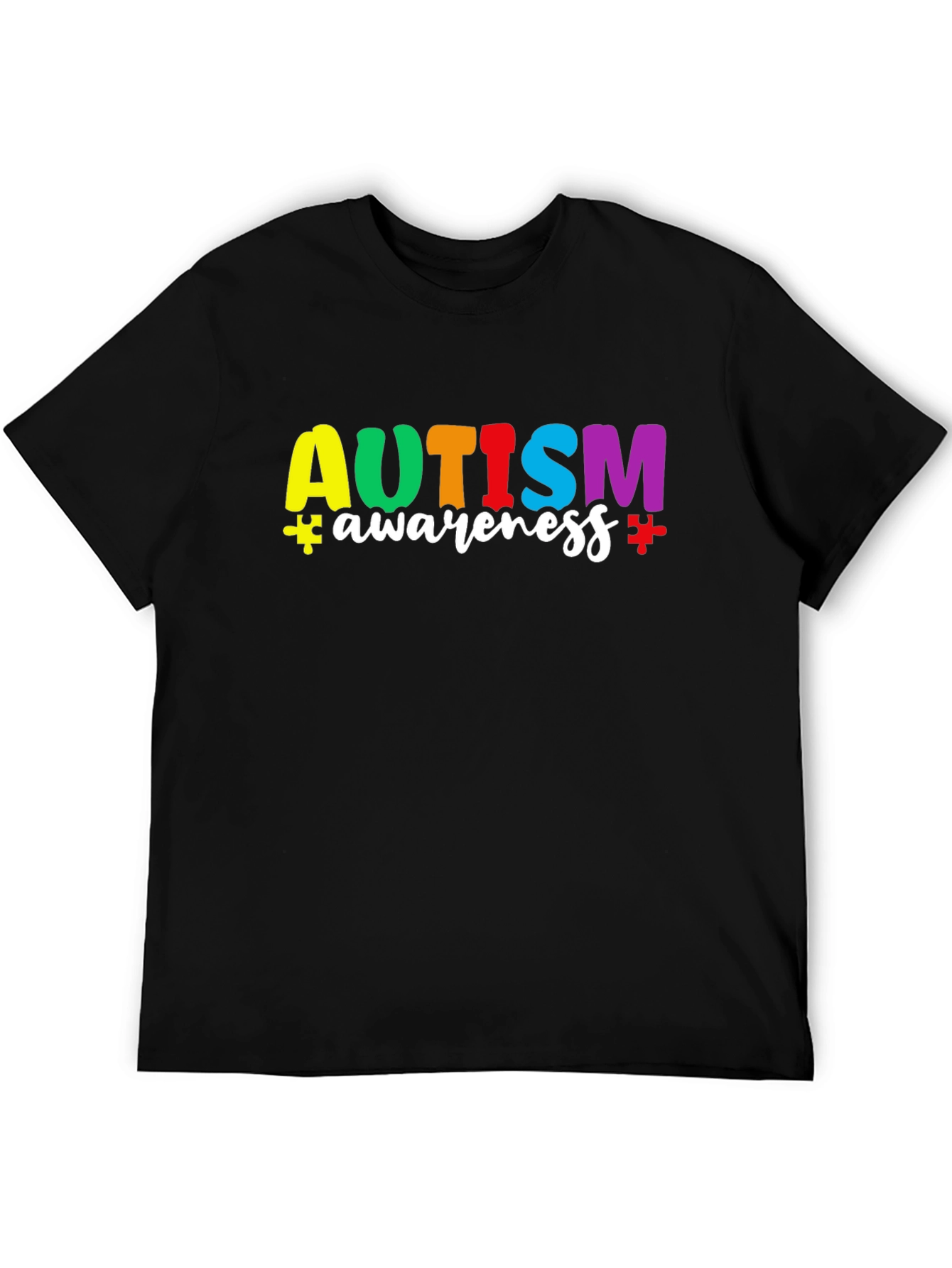 Autism Awareness Graphic Tee - Black