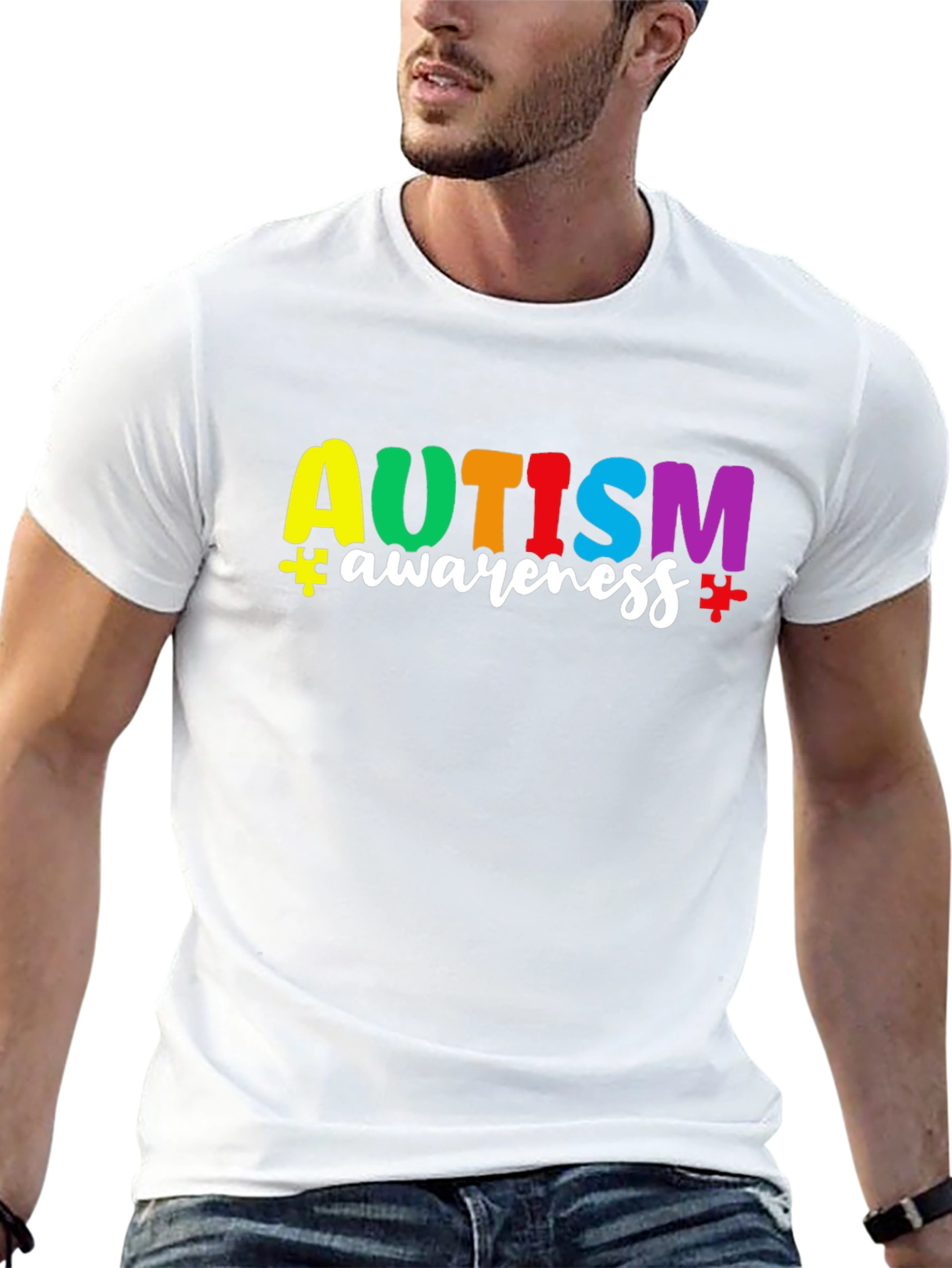 Autism Awareness Graphic Tee - Black