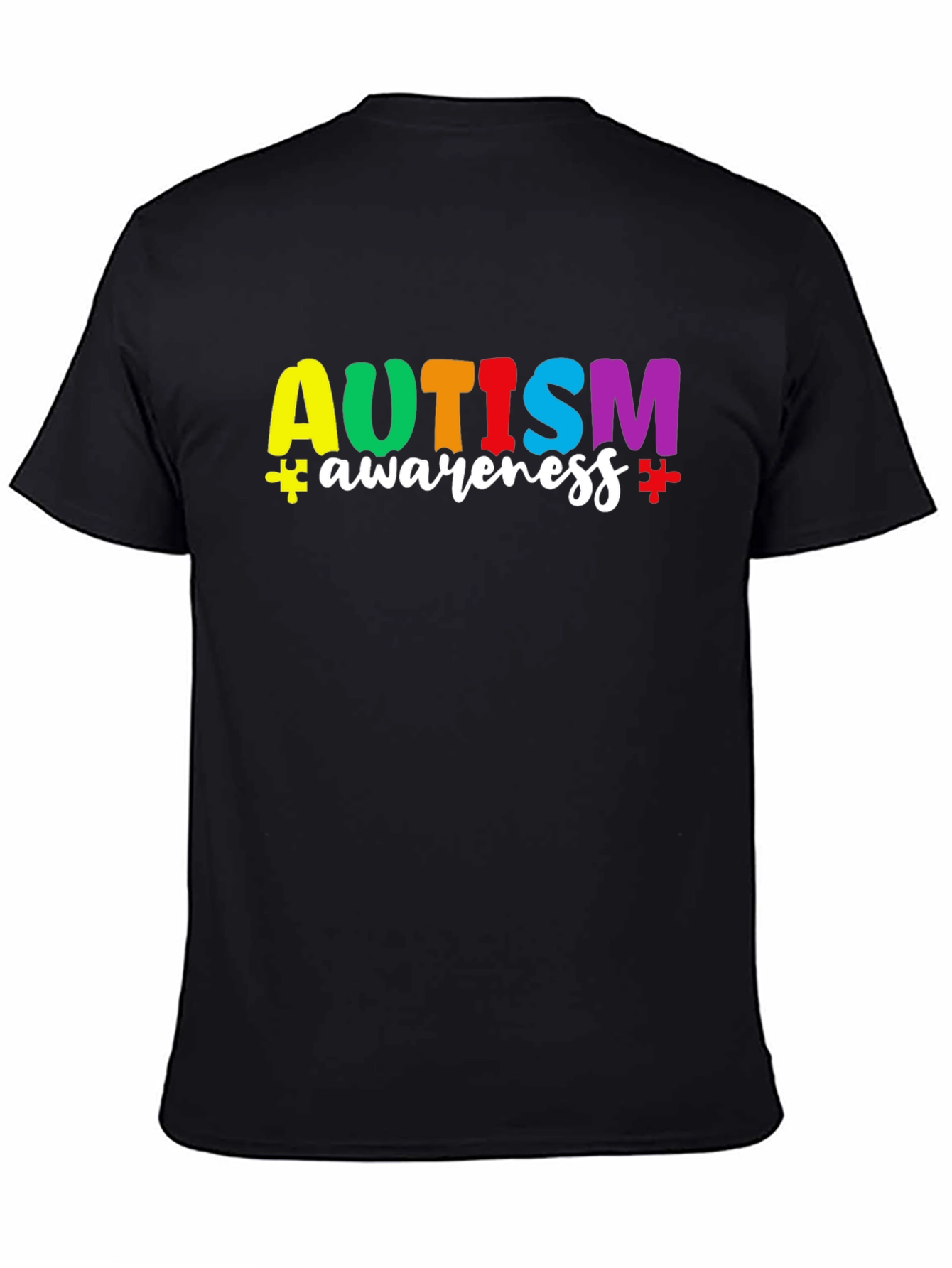 Autism Awareness Graphic Tee - Black