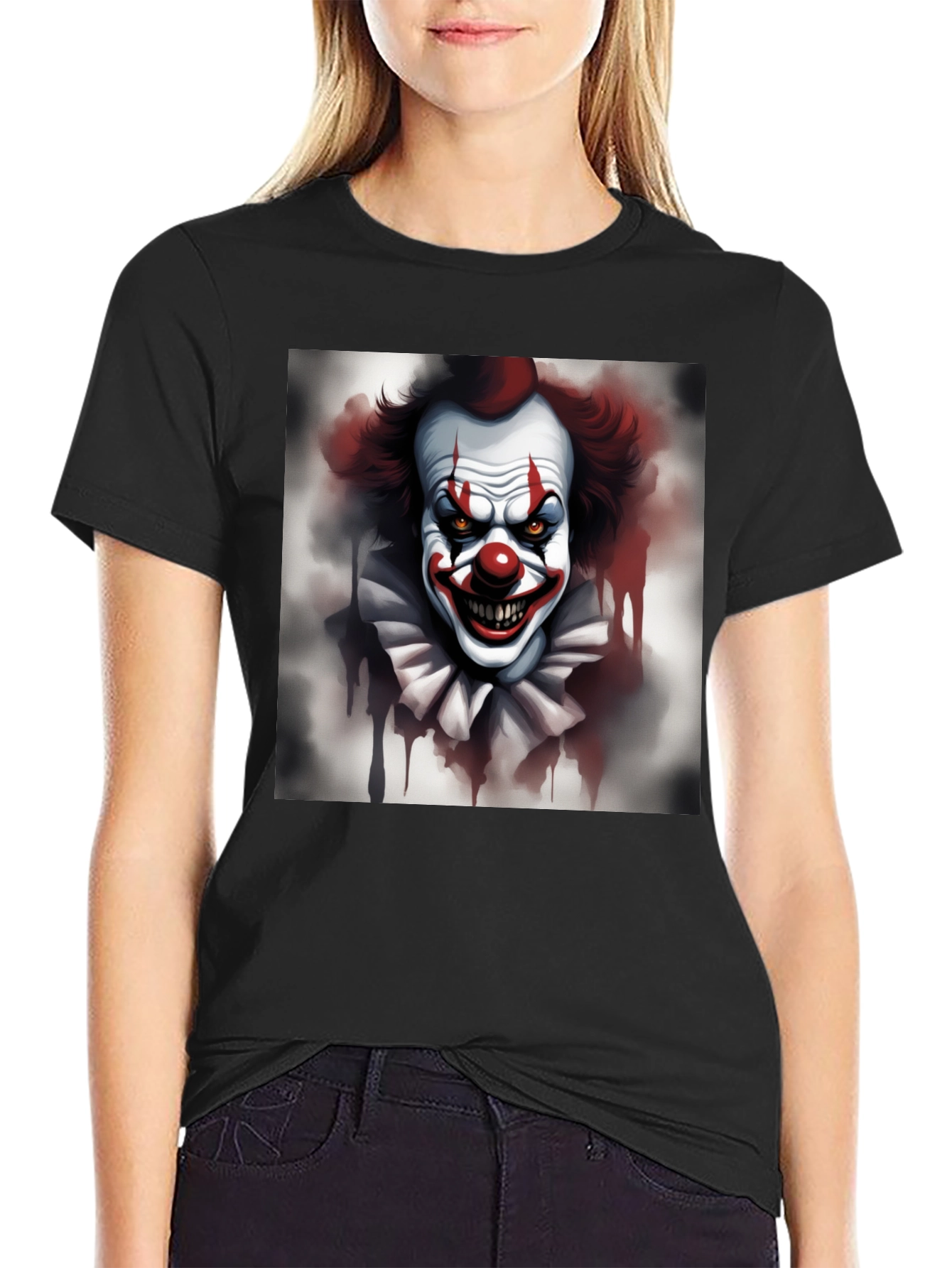 Pennywise Clown T-Shirt - Scary Horror Tee
