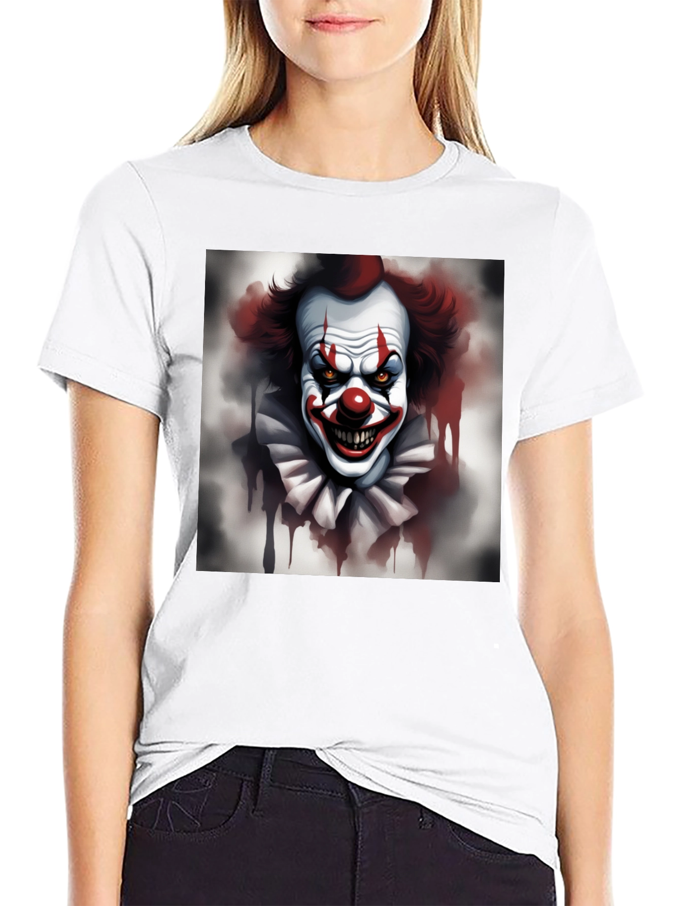 Pennywise Clown T-Shirt - Scary Horror Tee