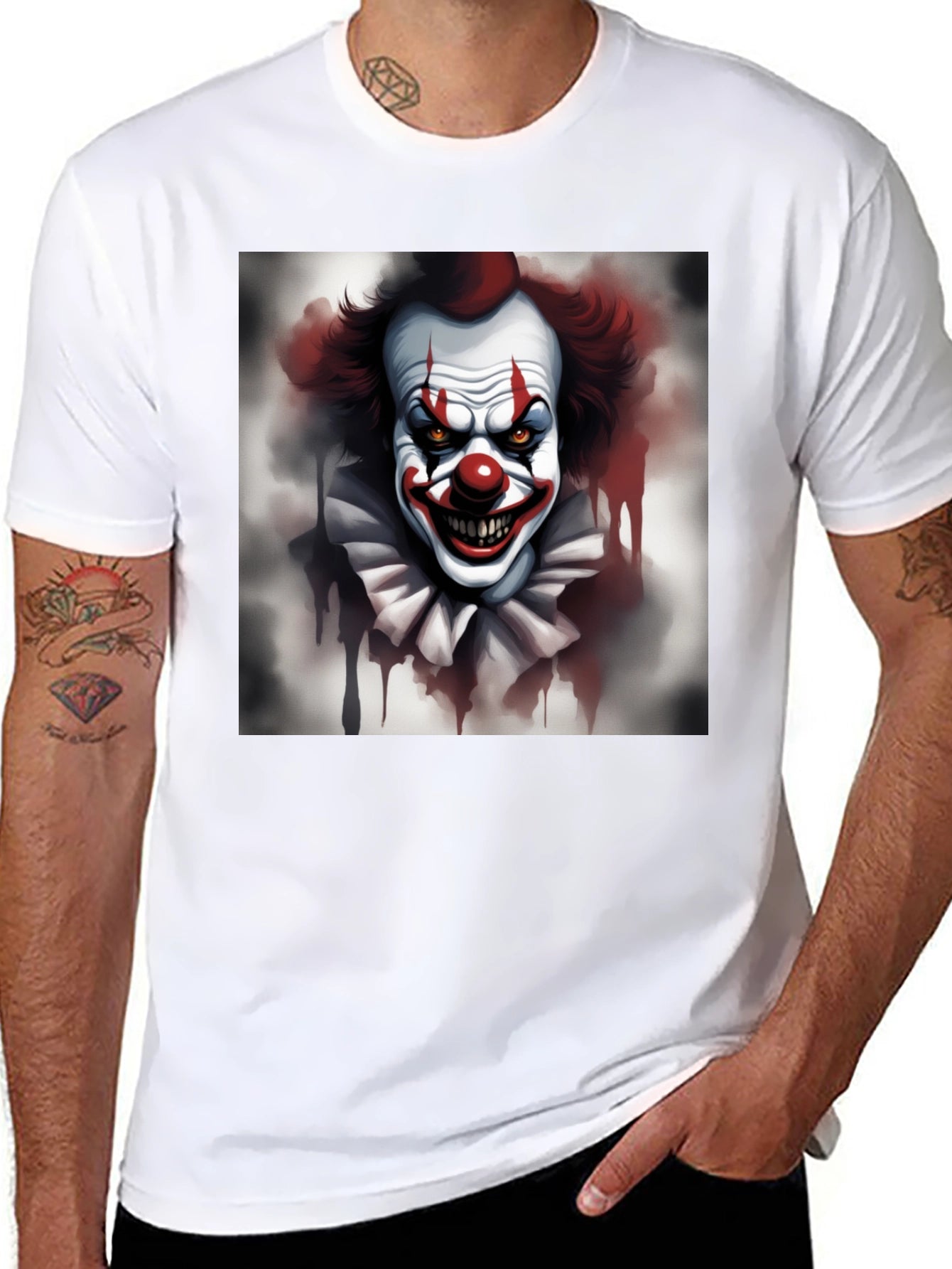 Pennywise Clown T-Shirt - Scary Horror Tee