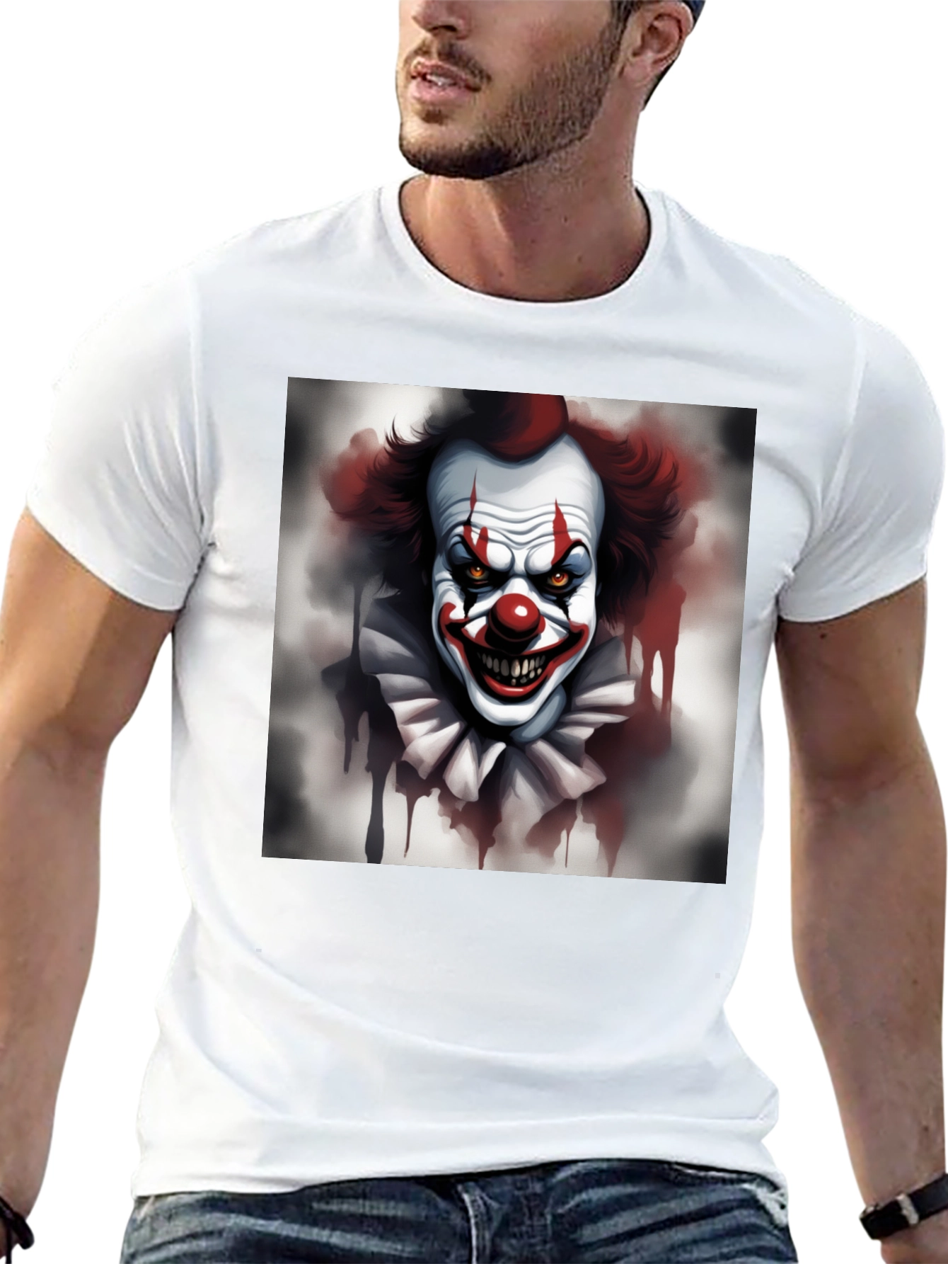 Pennywise Clown T-Shirt - Scary Horror Tee