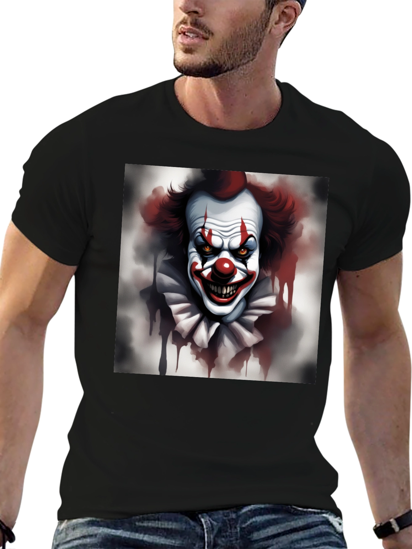 Pennywise Clown T-Shirt - Scary Horror Tee