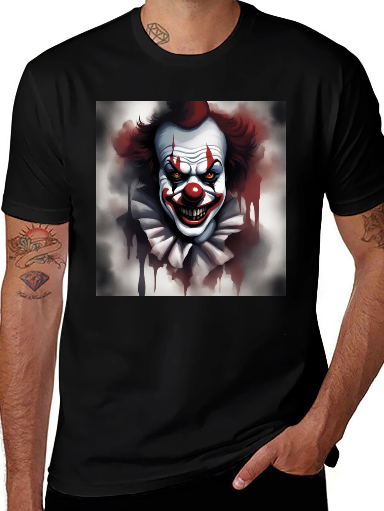 Pennywise Clown T-Shirt - Scary Horror Tee