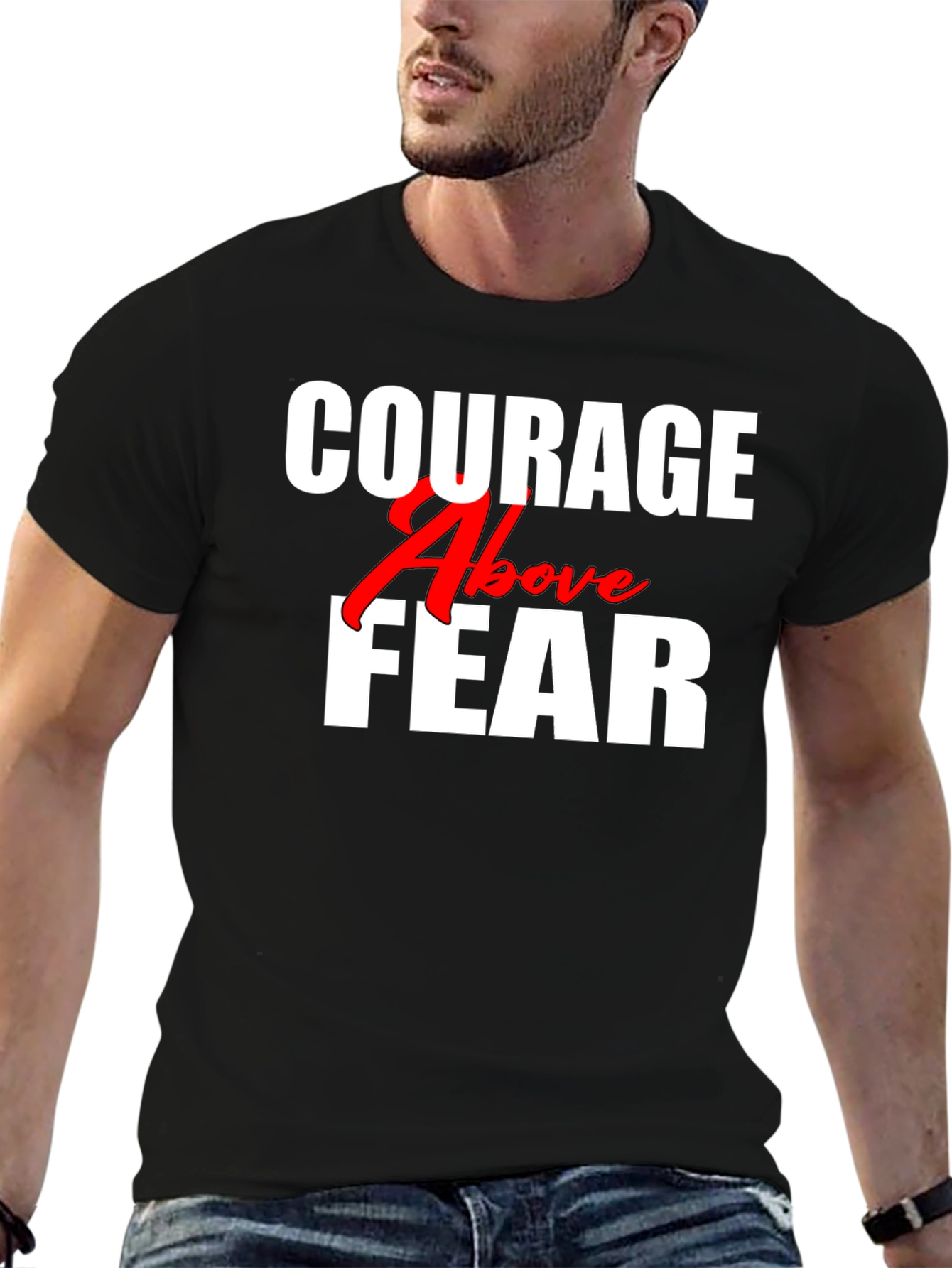Courage Above Fear Graphic Tee