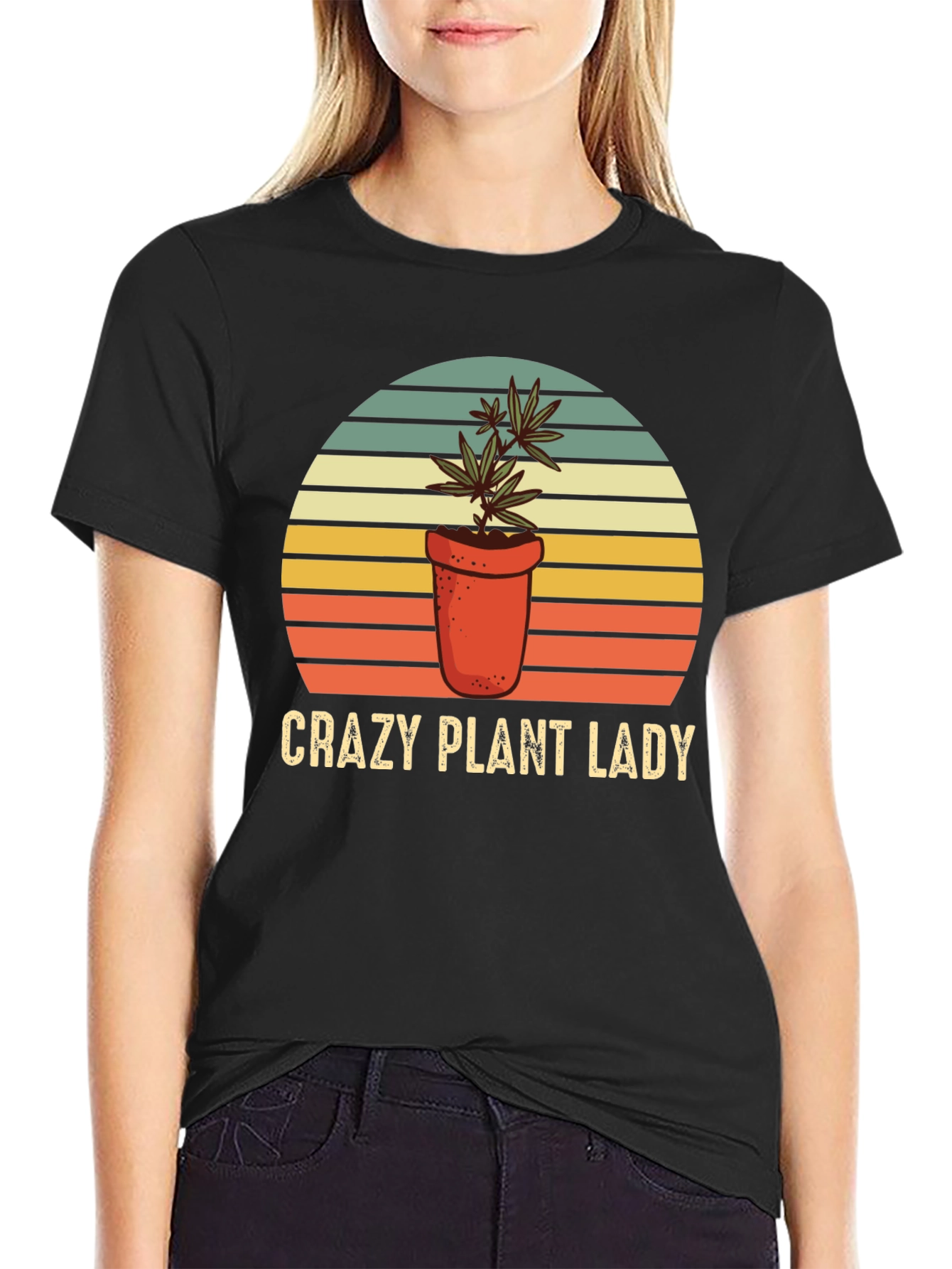 Crazy Plant Lady T-Shirt - Novelty Tee