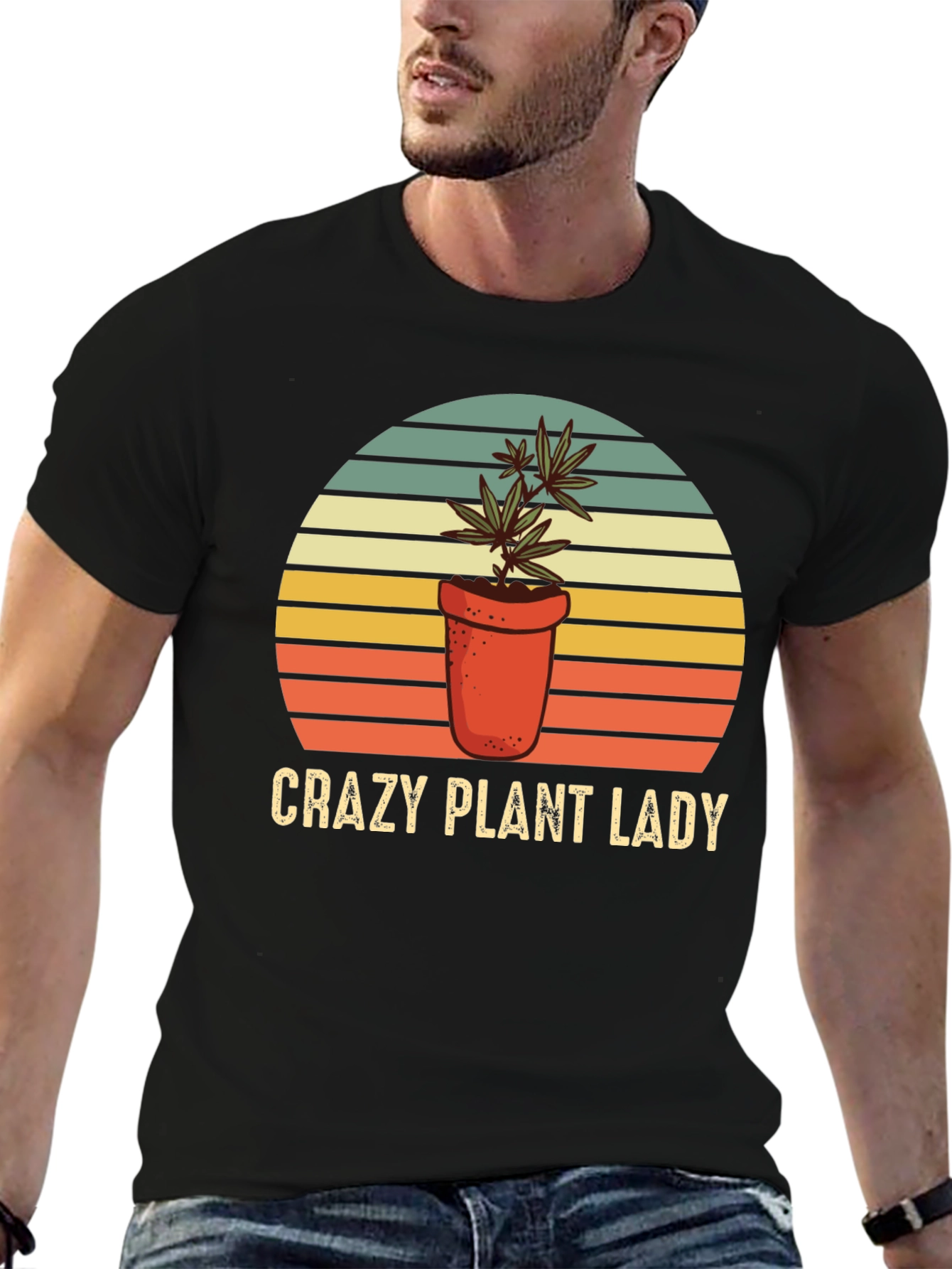 Crazy Plant Lady T-Shirt - Novelty Tee