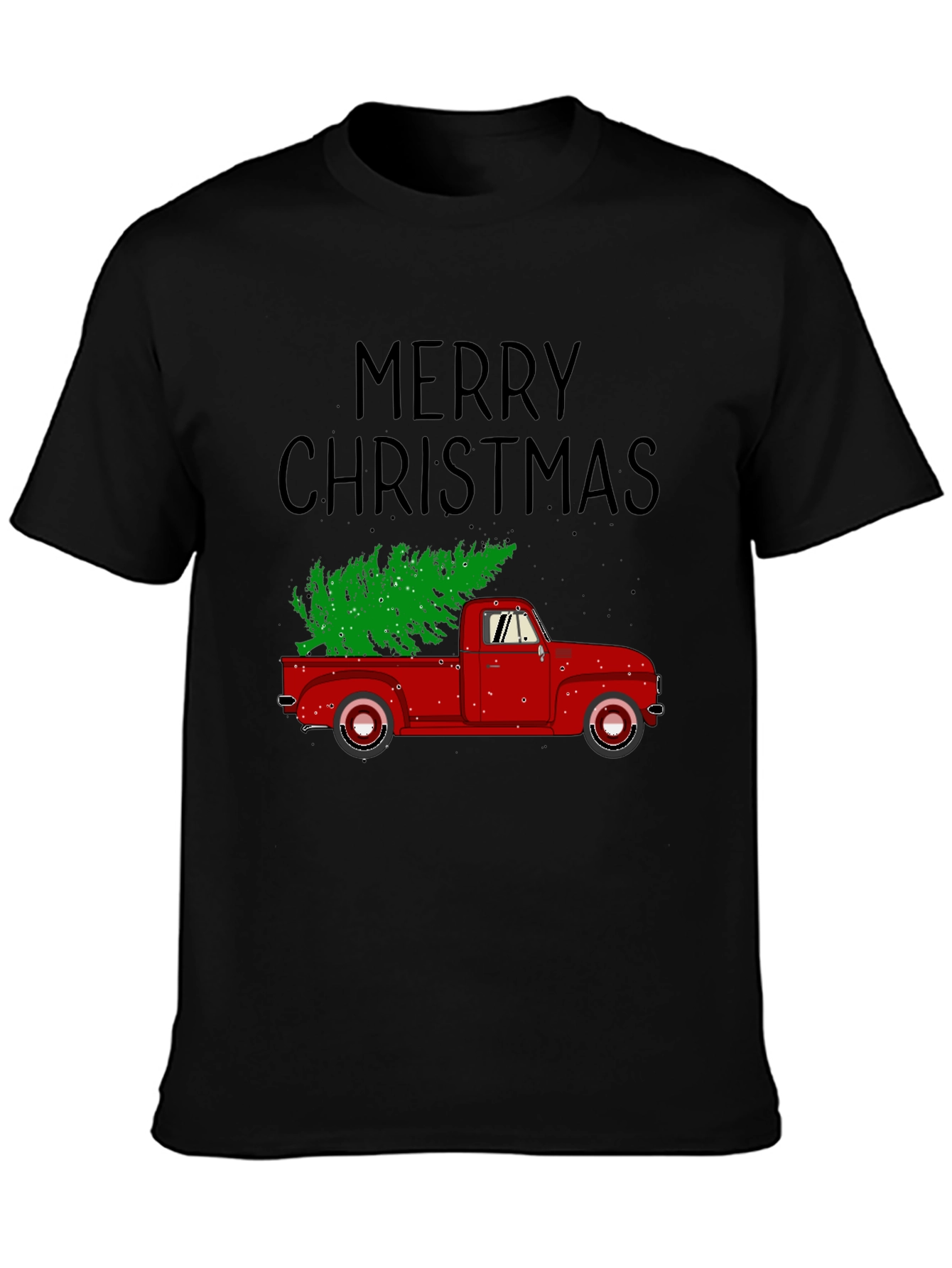 Merry Christmas Truck Tee