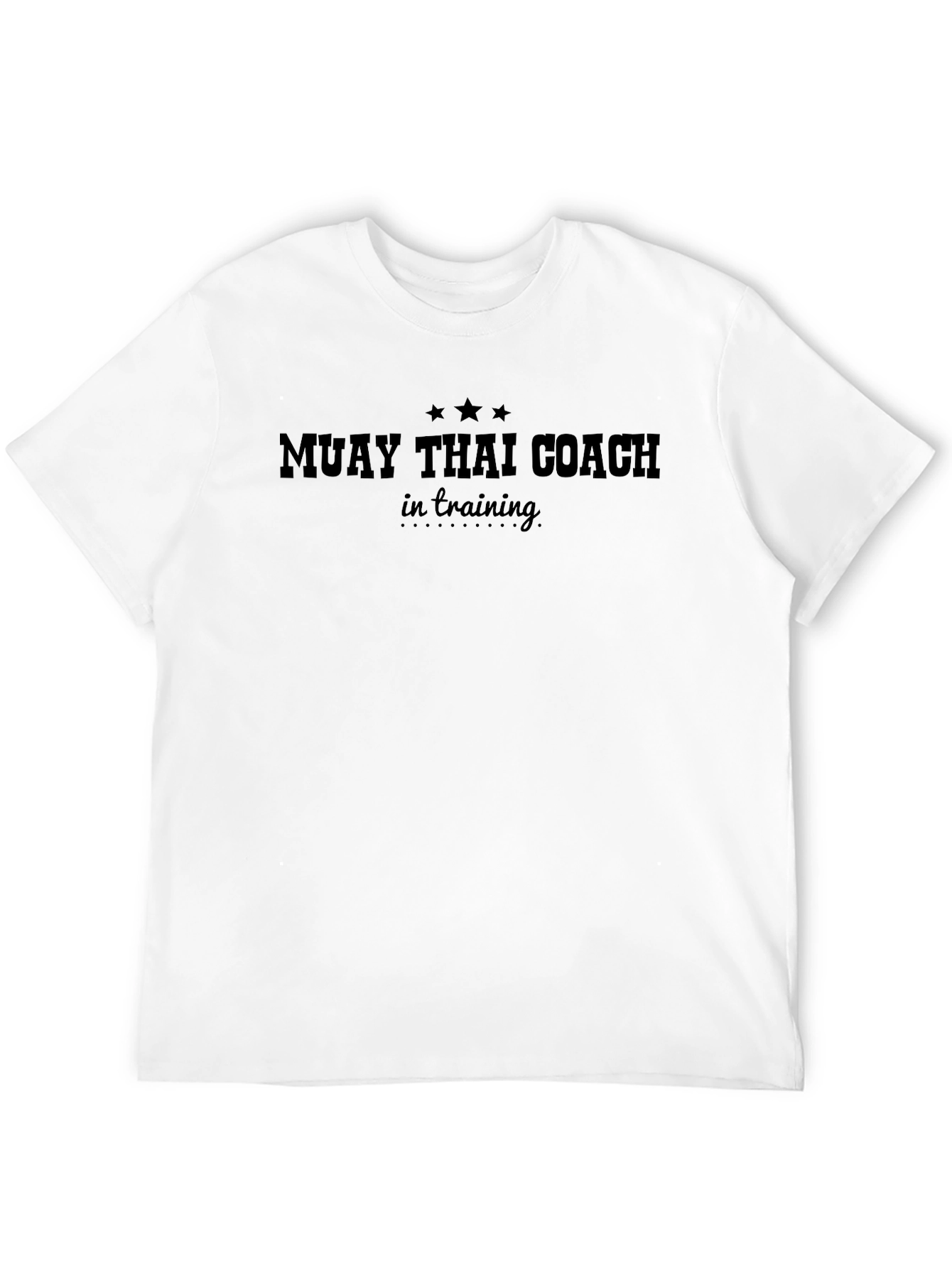 Muay Thai Coach in Training Black T-Shirt