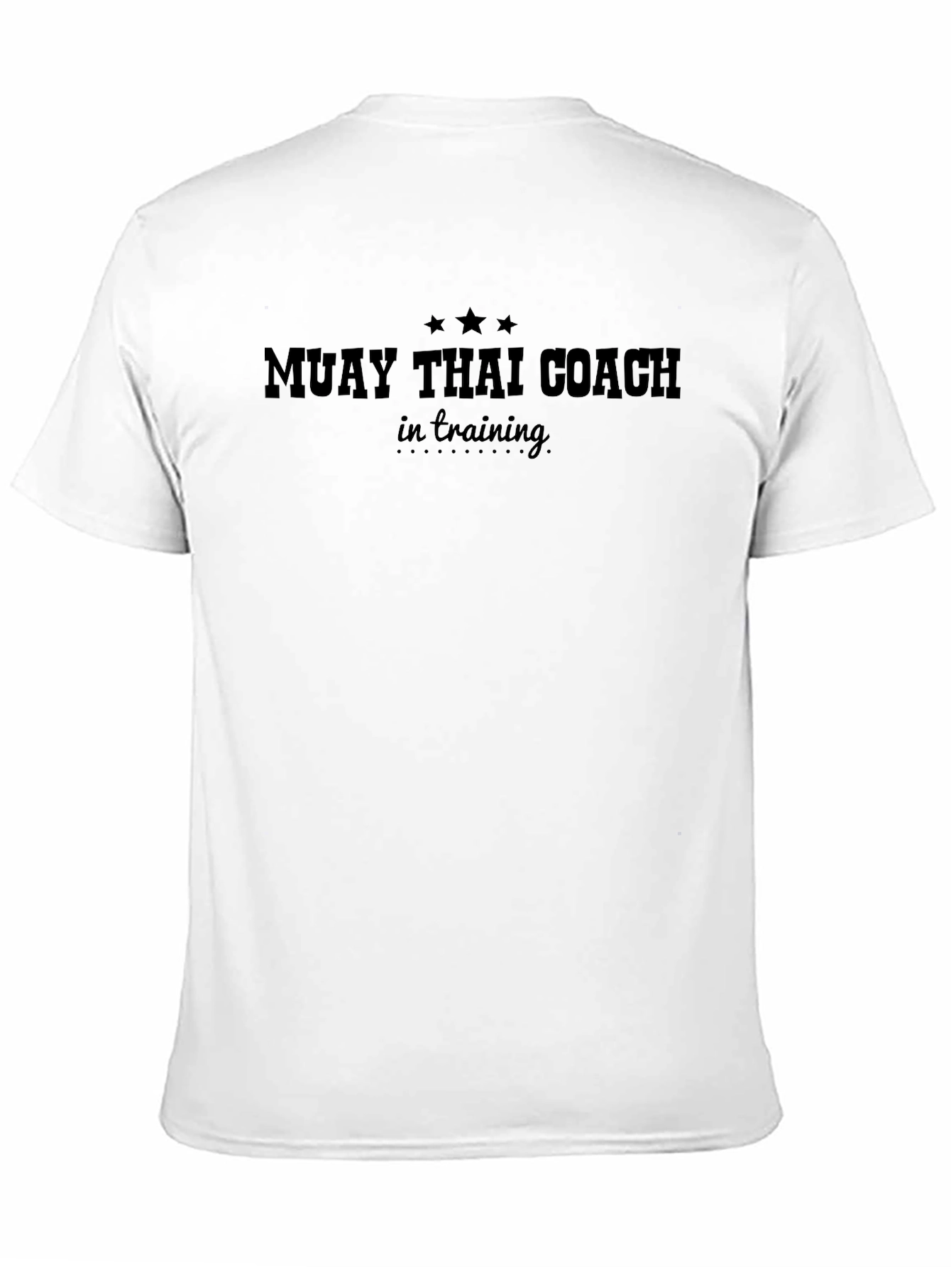 Muay Thai Coach in Training Black T-Shirt