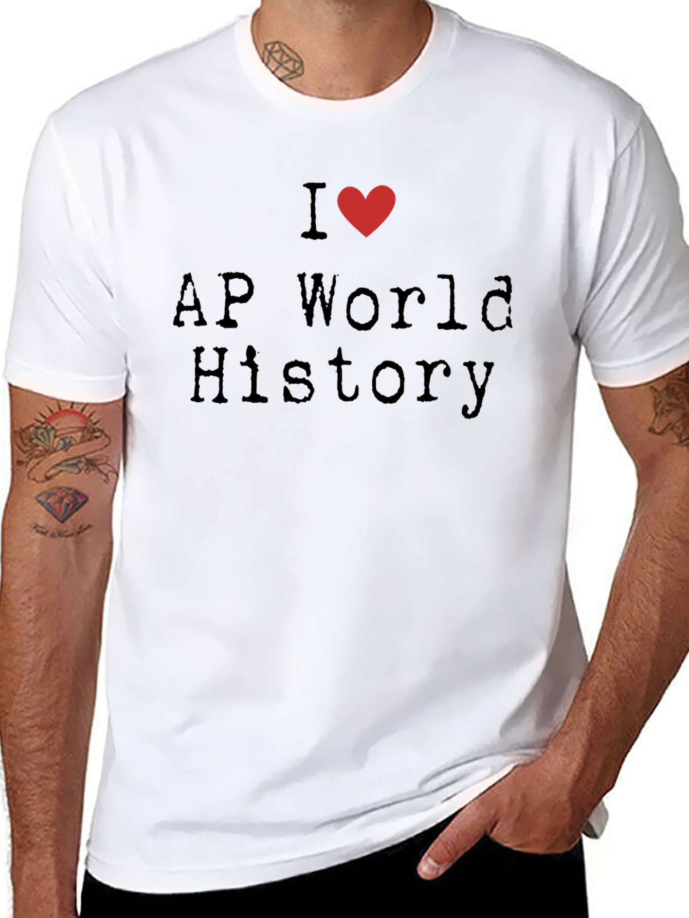 I Heart AP World History T-Shirt