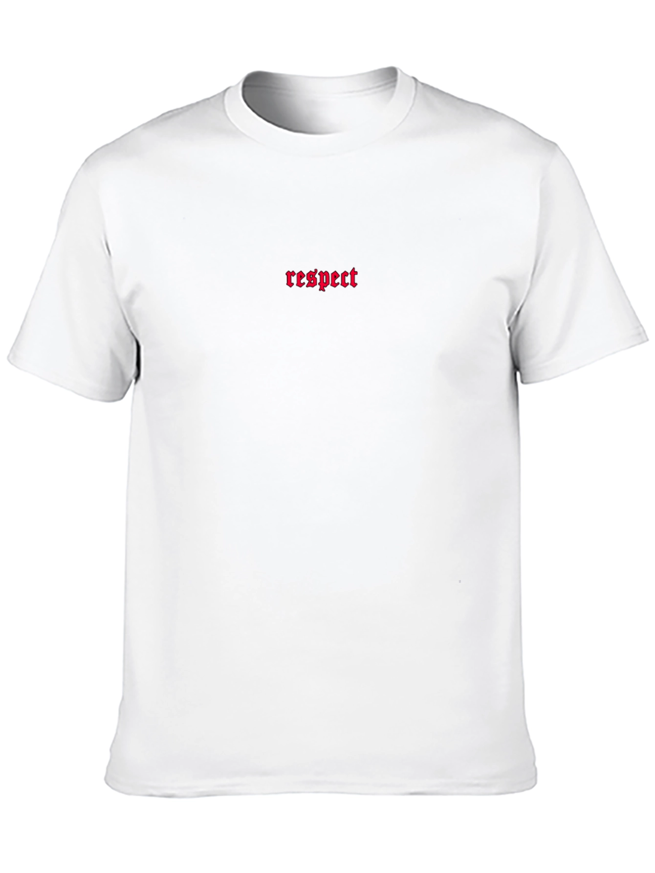 Respect Graphic Tee - Mens Black T-Shirt