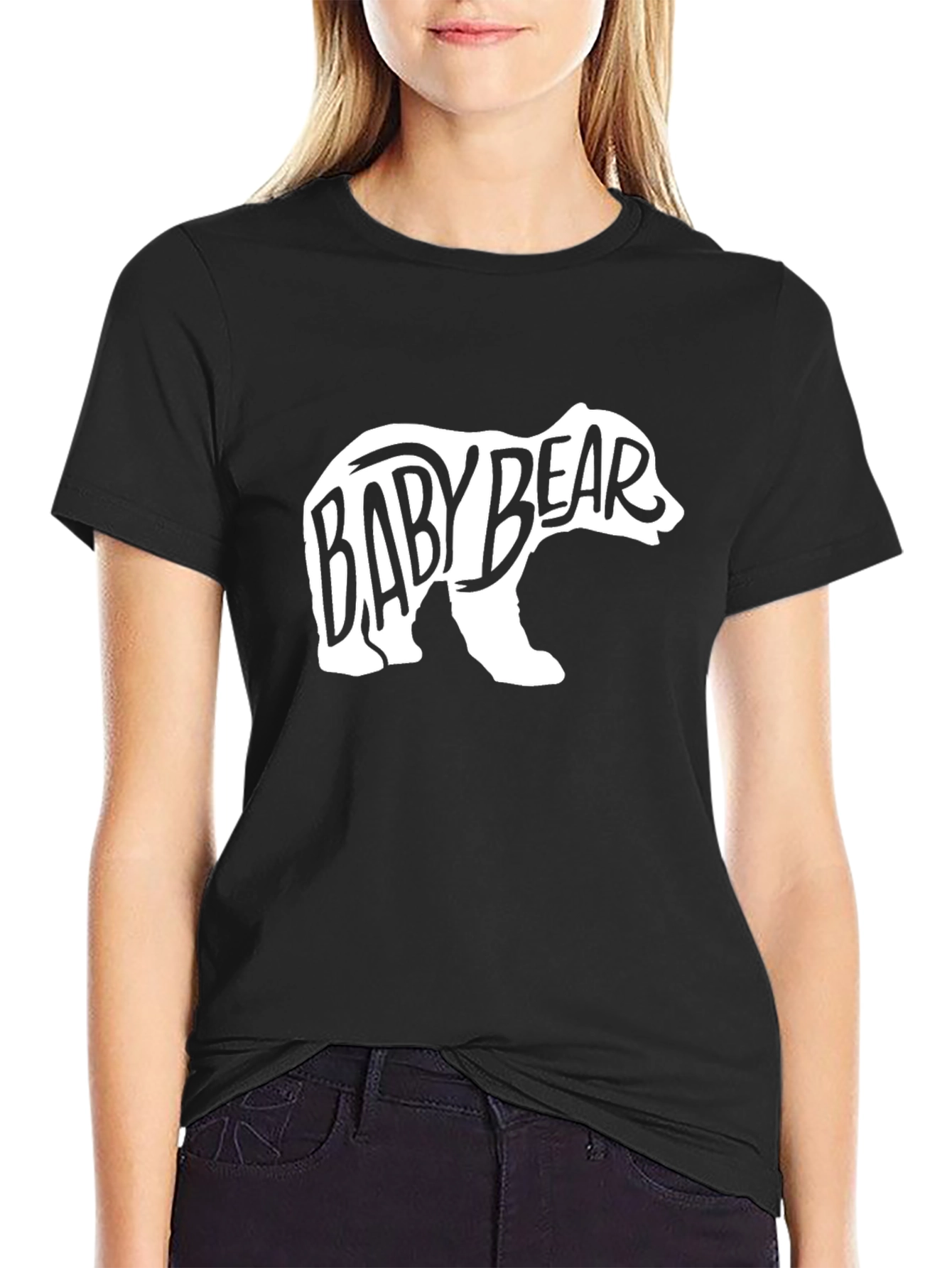 Baby Bear Graphic Tee - Soft Cotton Blend