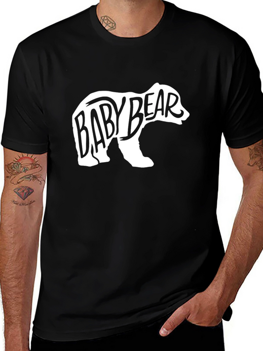 Baby Bear Graphic Tee - Soft Cotton Blend