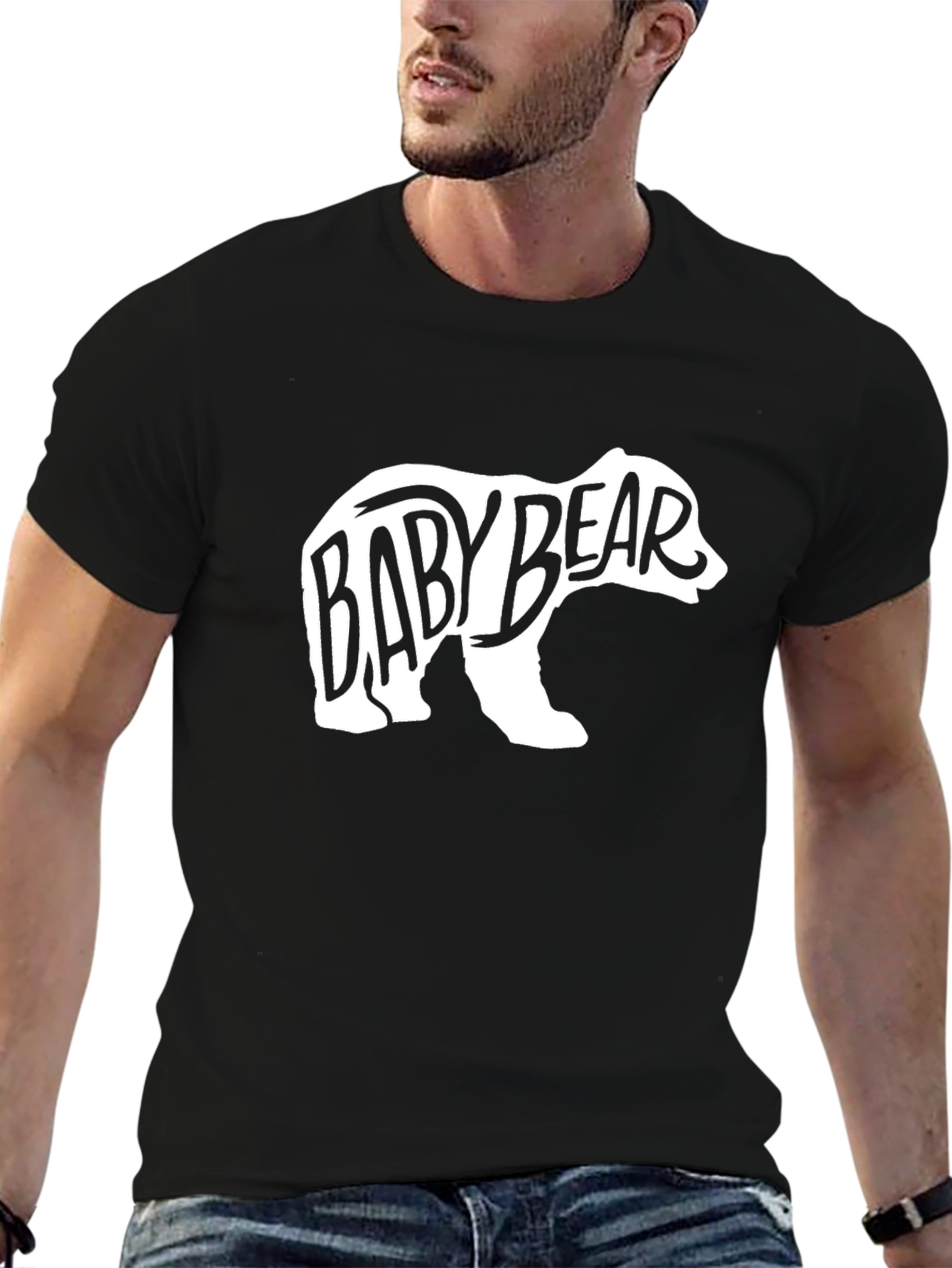 Baby Bear Graphic Tee - Soft Cotton Blend