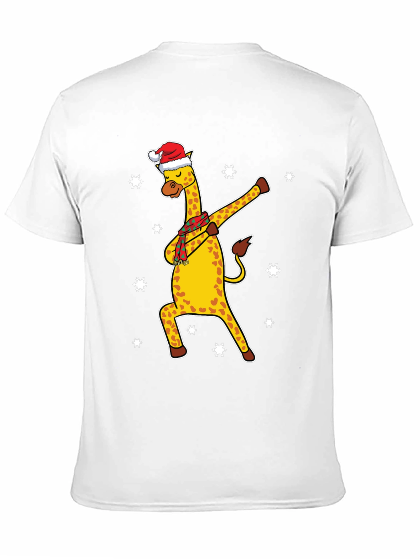 Christmas Giraffe Dabbing T-Shirt