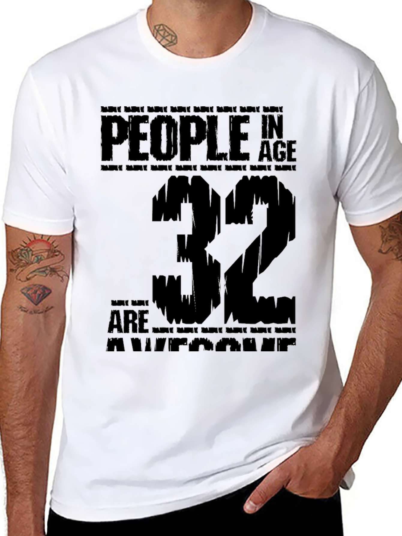 32nd Birthday Awesome People T-Shirt
