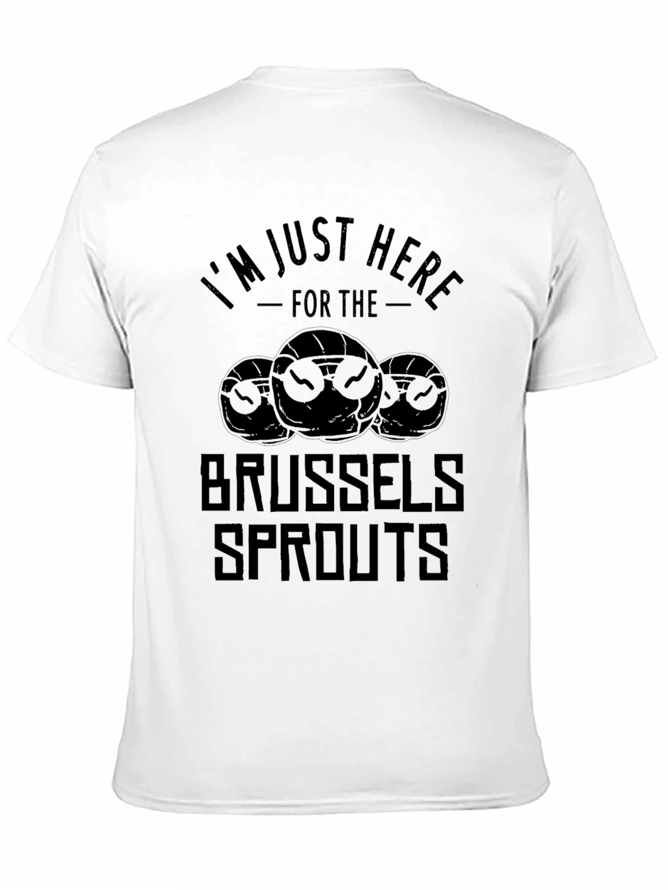 Brussels Sprouts Graphic Tee - Black
