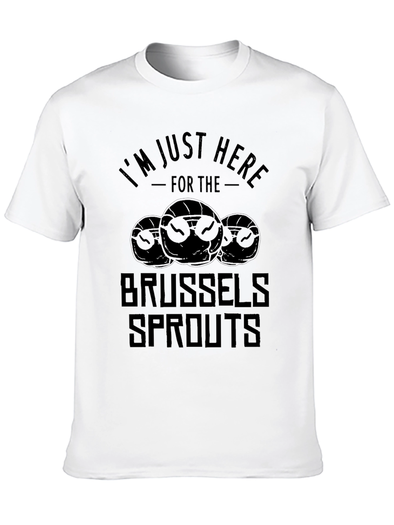 Brussels Sprouts Graphic Tee - Black