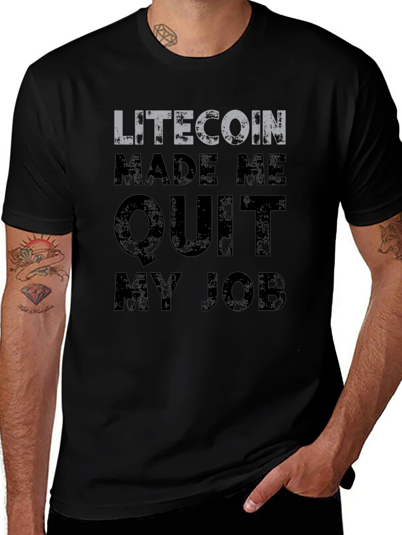 Litecoin Made Me Quit My Job T-Shirt