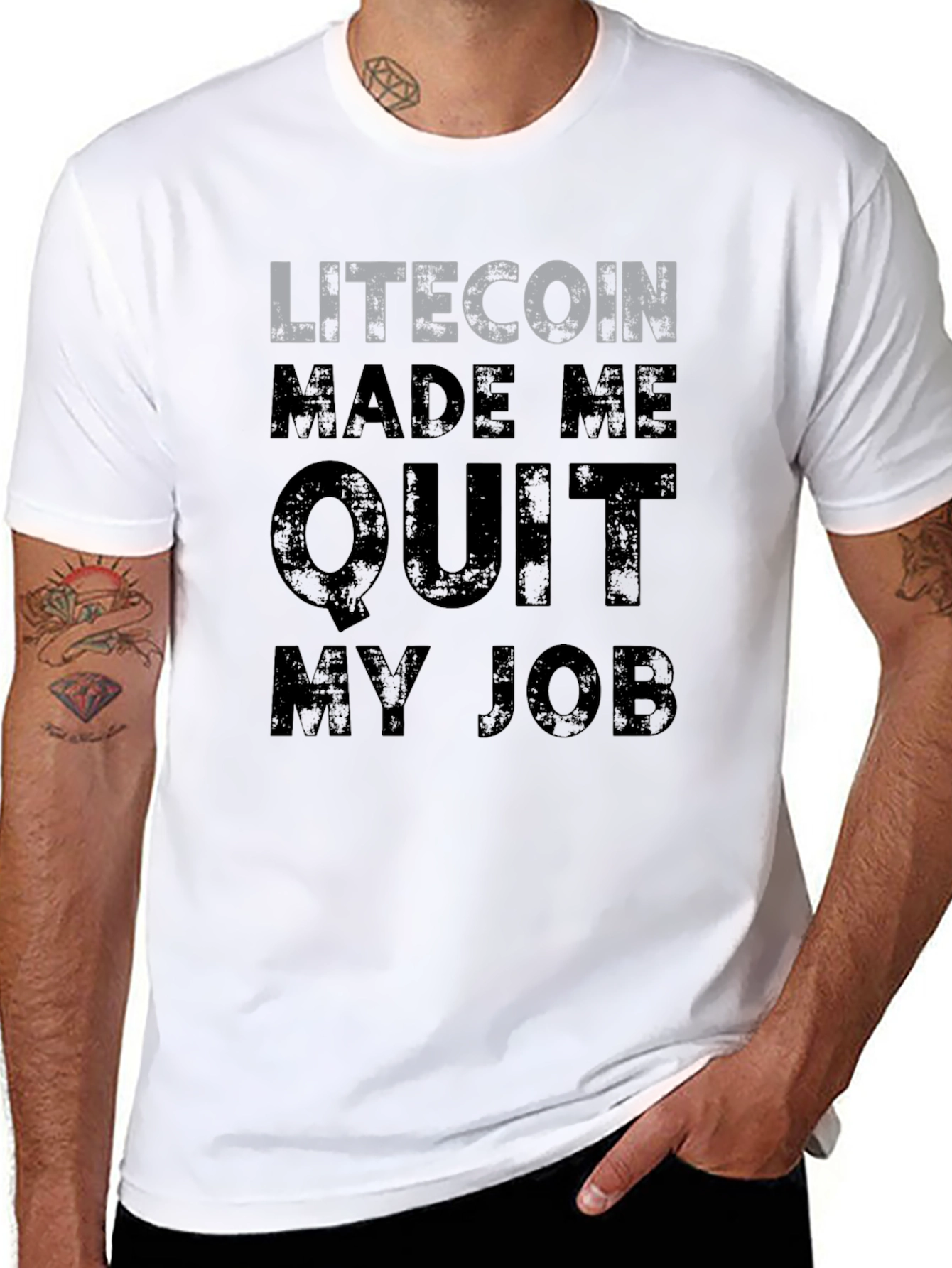Litecoin Made Me Quit My Job T-Shirt