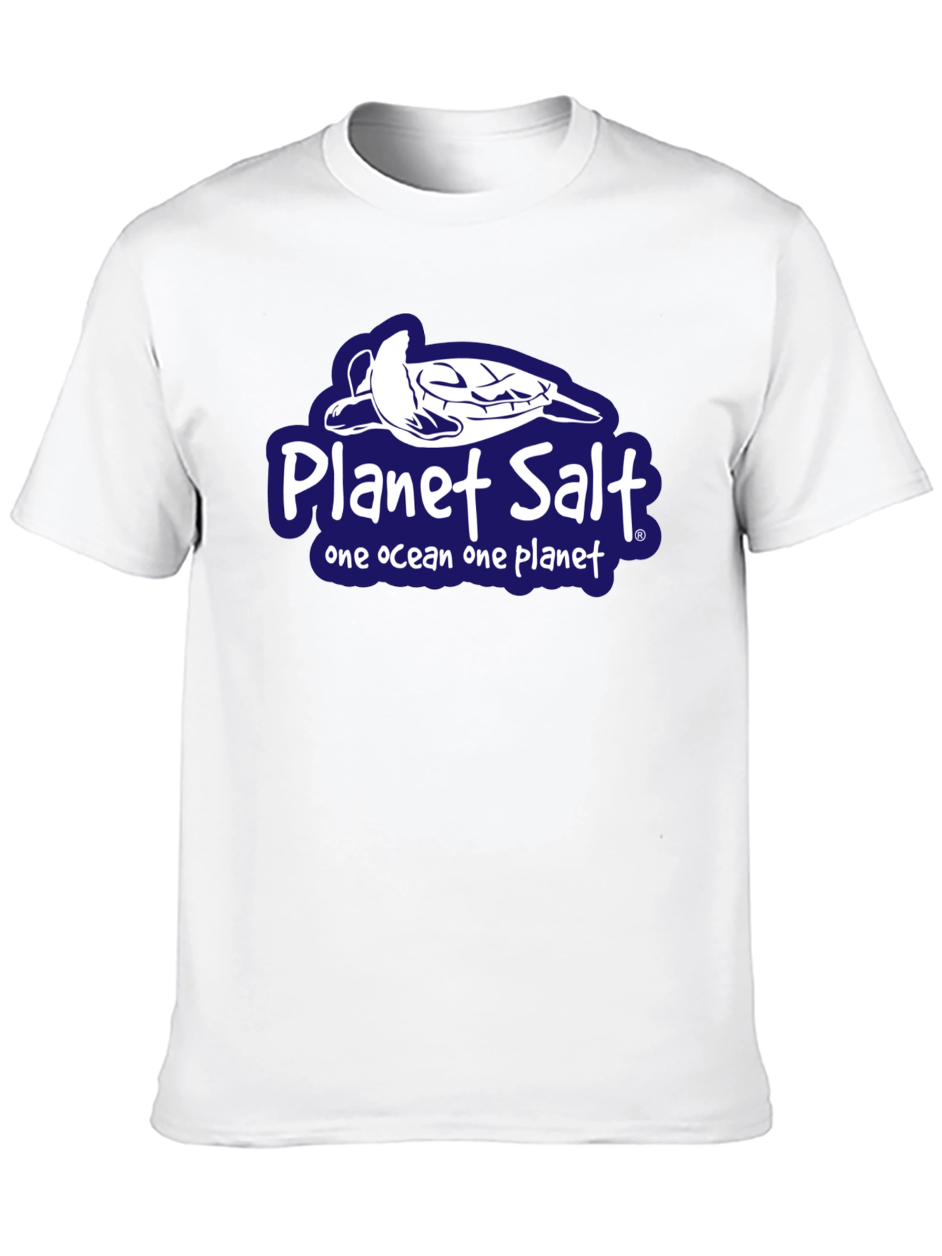 Planet Salt Black T-Shirt - One Ocean One Planet