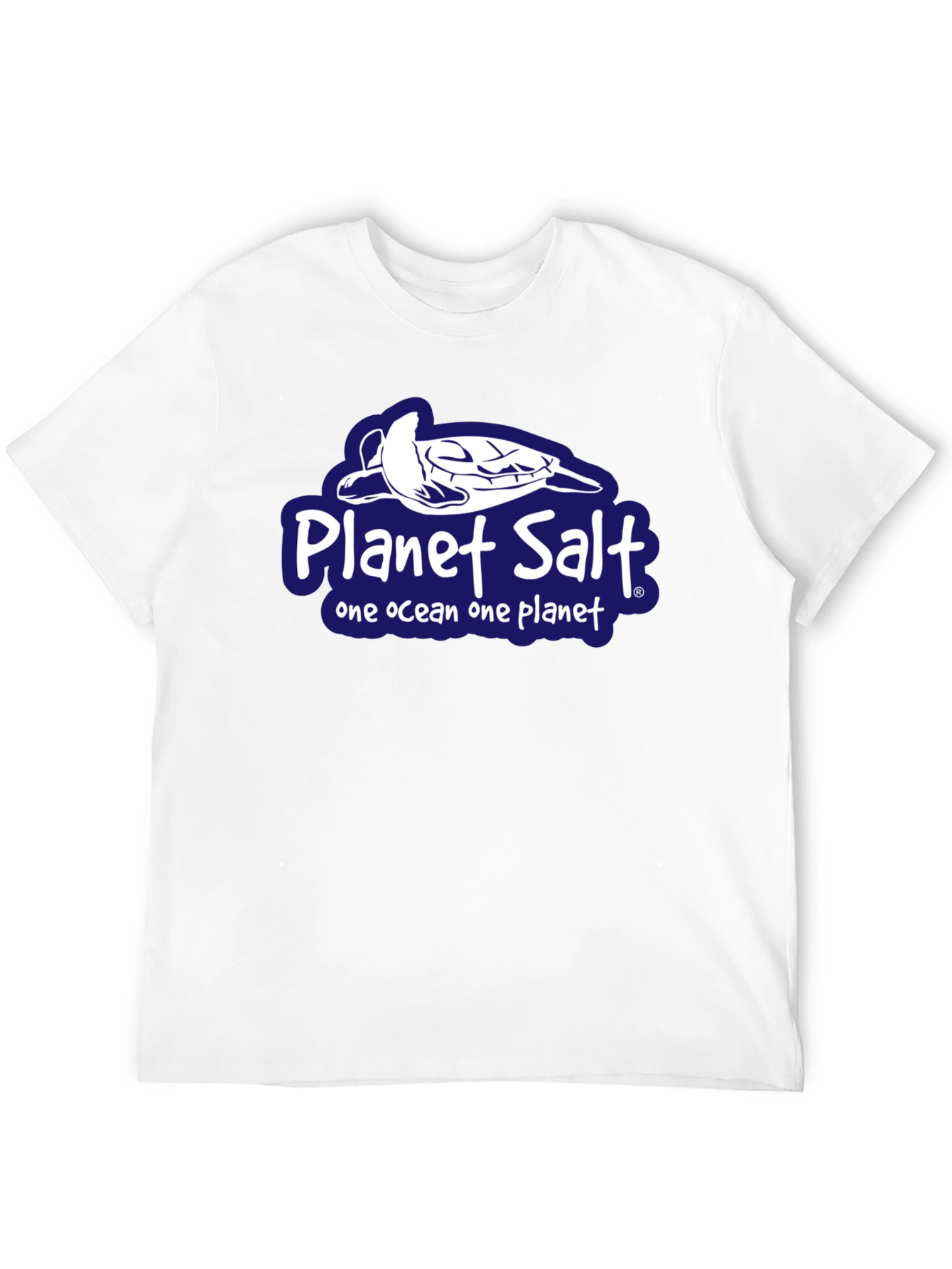 Planet Salt Black T-Shirt - One Ocean One Planet