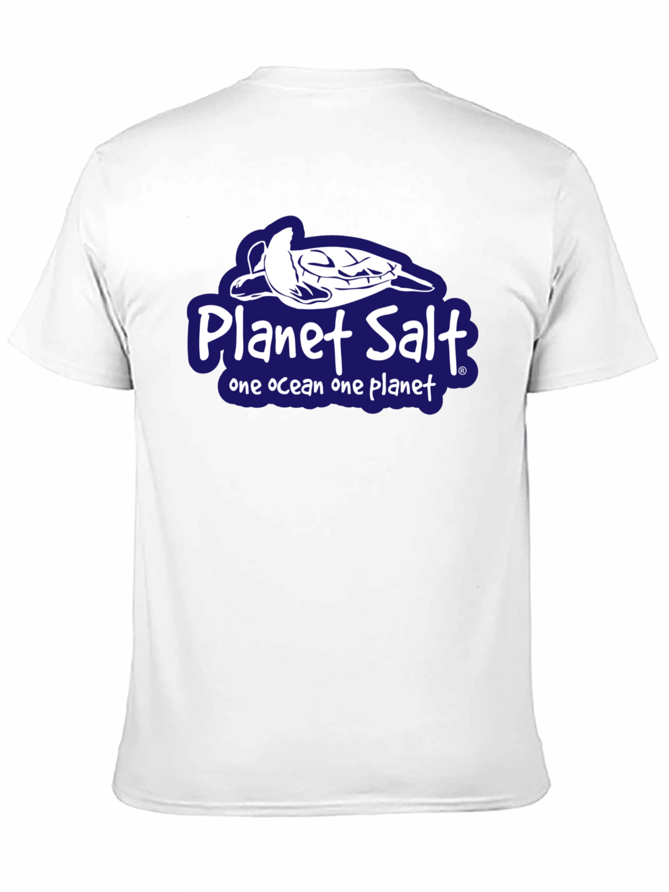 Planet Salt Black T-Shirt - One Ocean One Planet