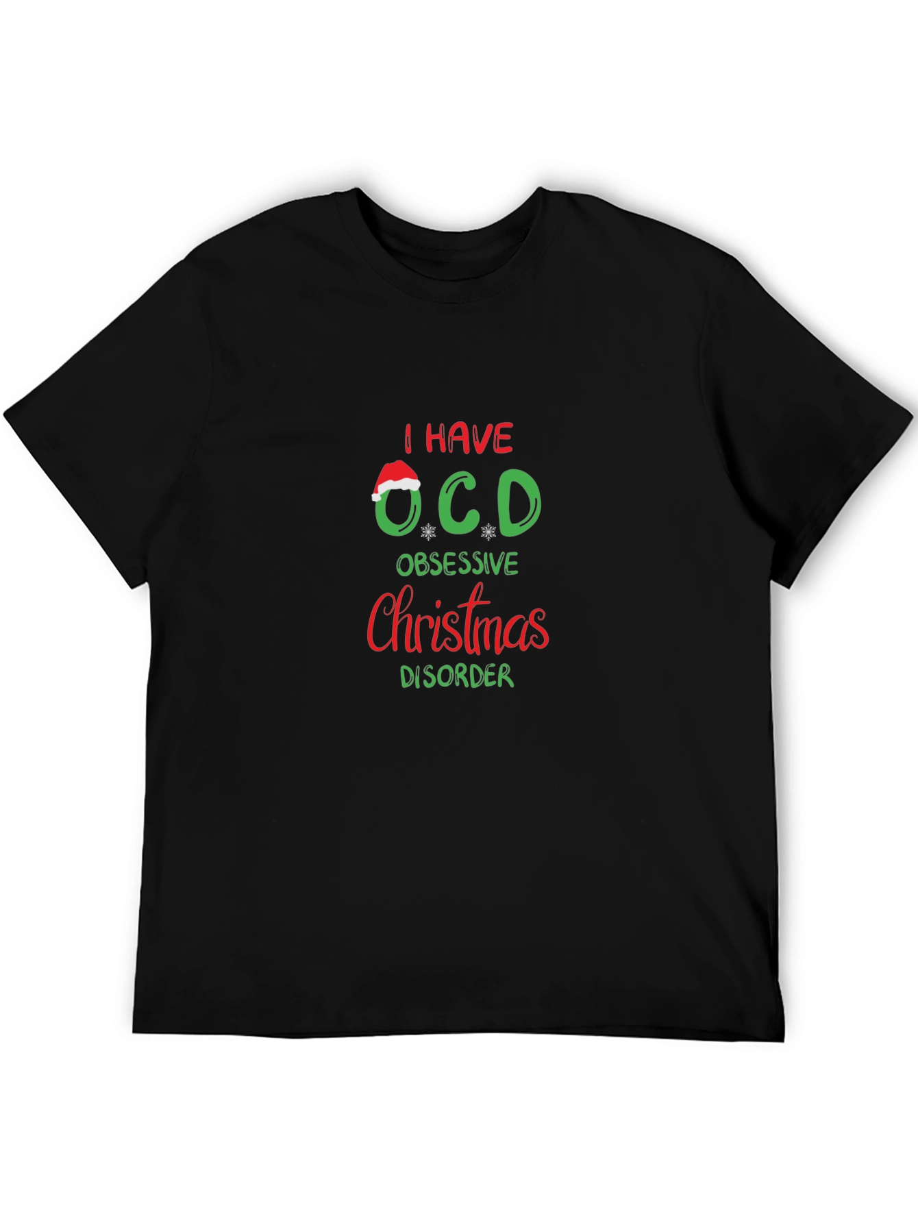 Funny Christmas OCD Graphic Tee