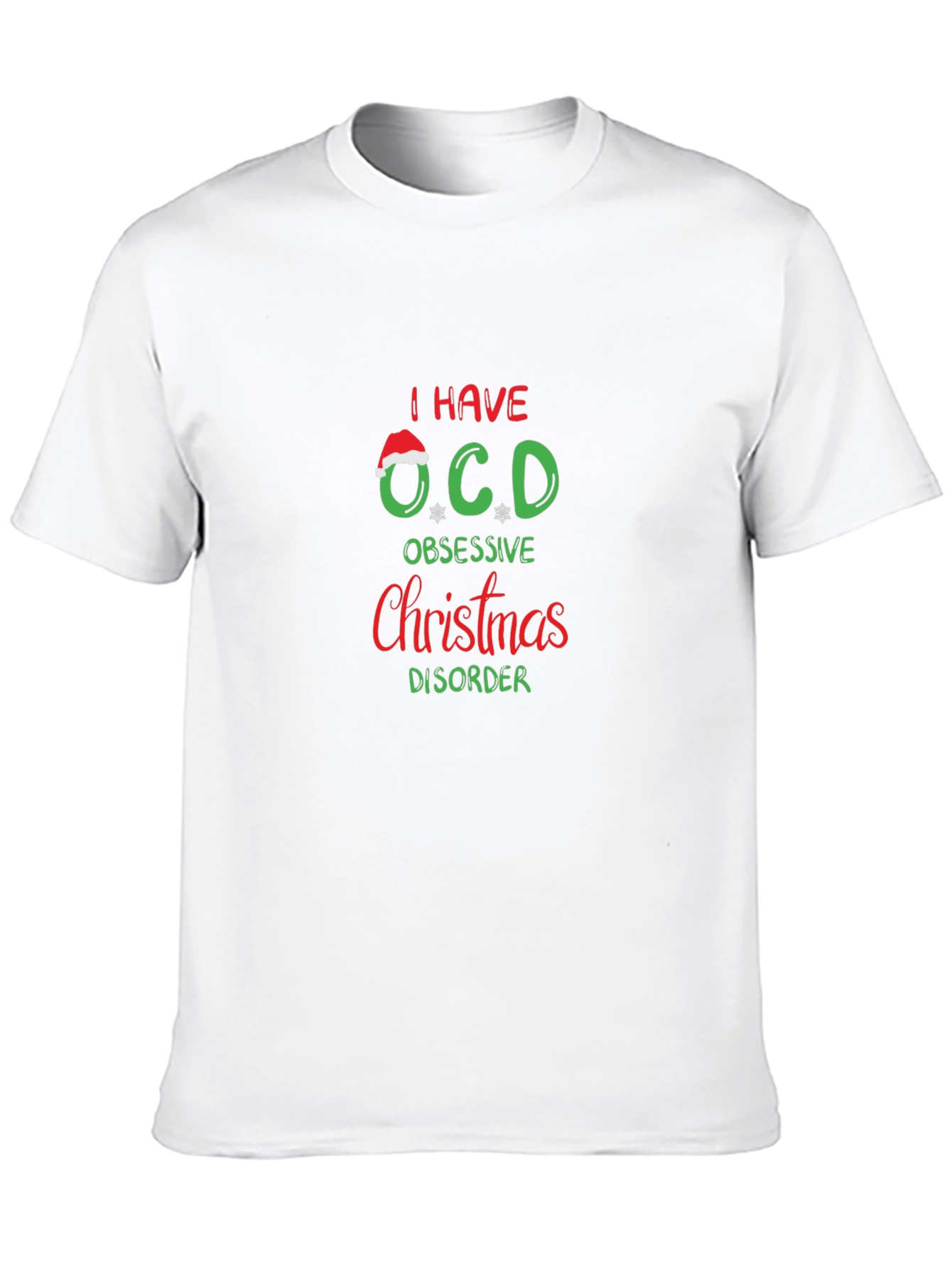 Funny Christmas OCD Graphic Tee