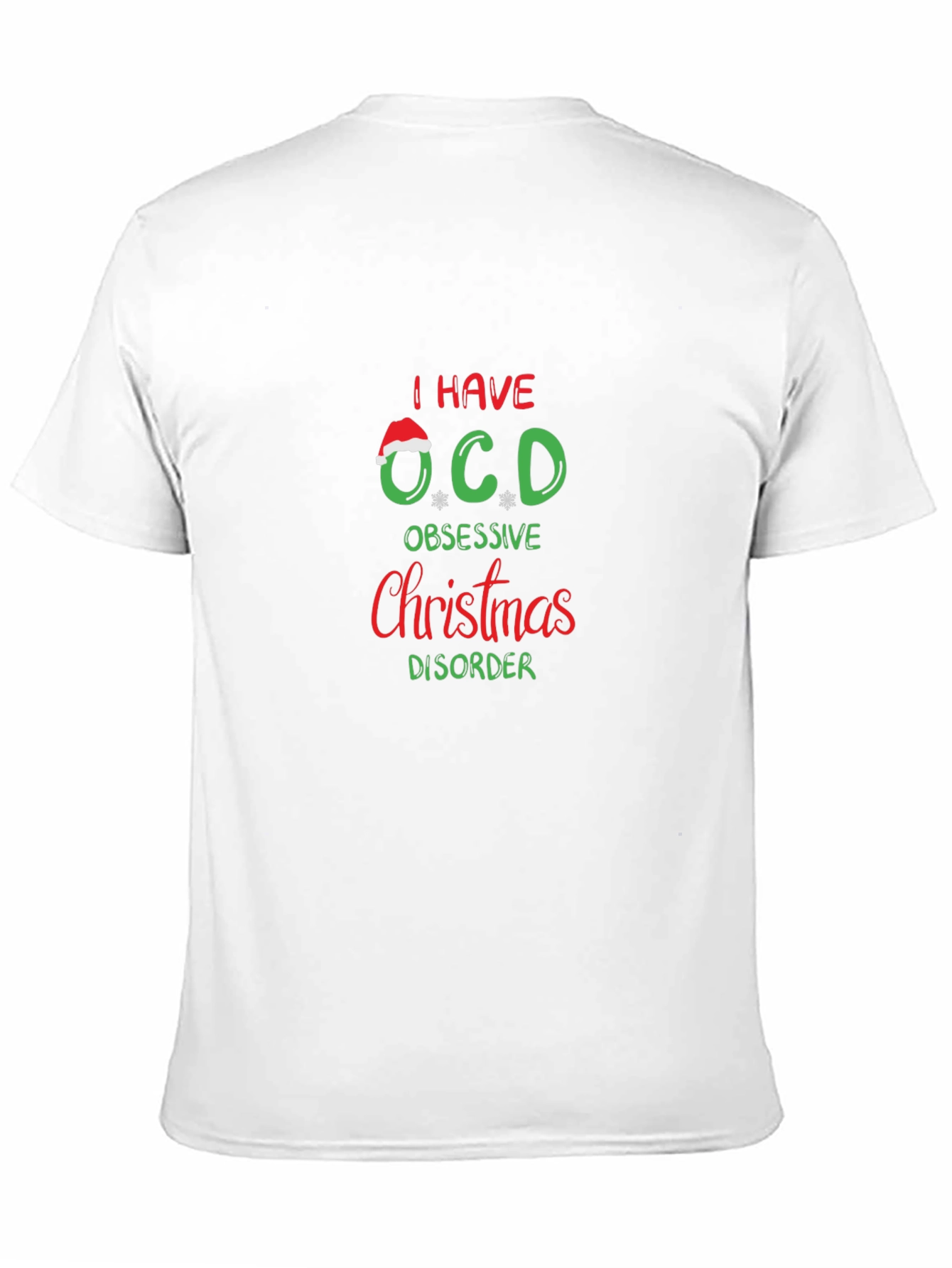 Funny Christmas OCD Graphic Tee