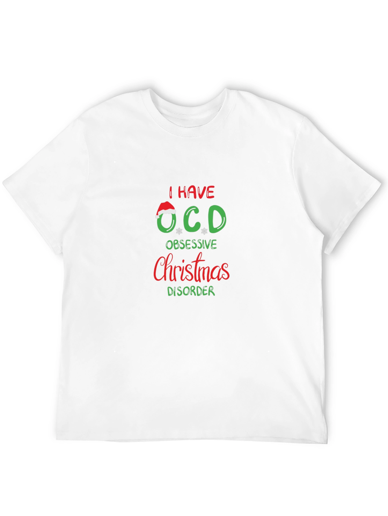 Funny Christmas OCD Graphic Tee